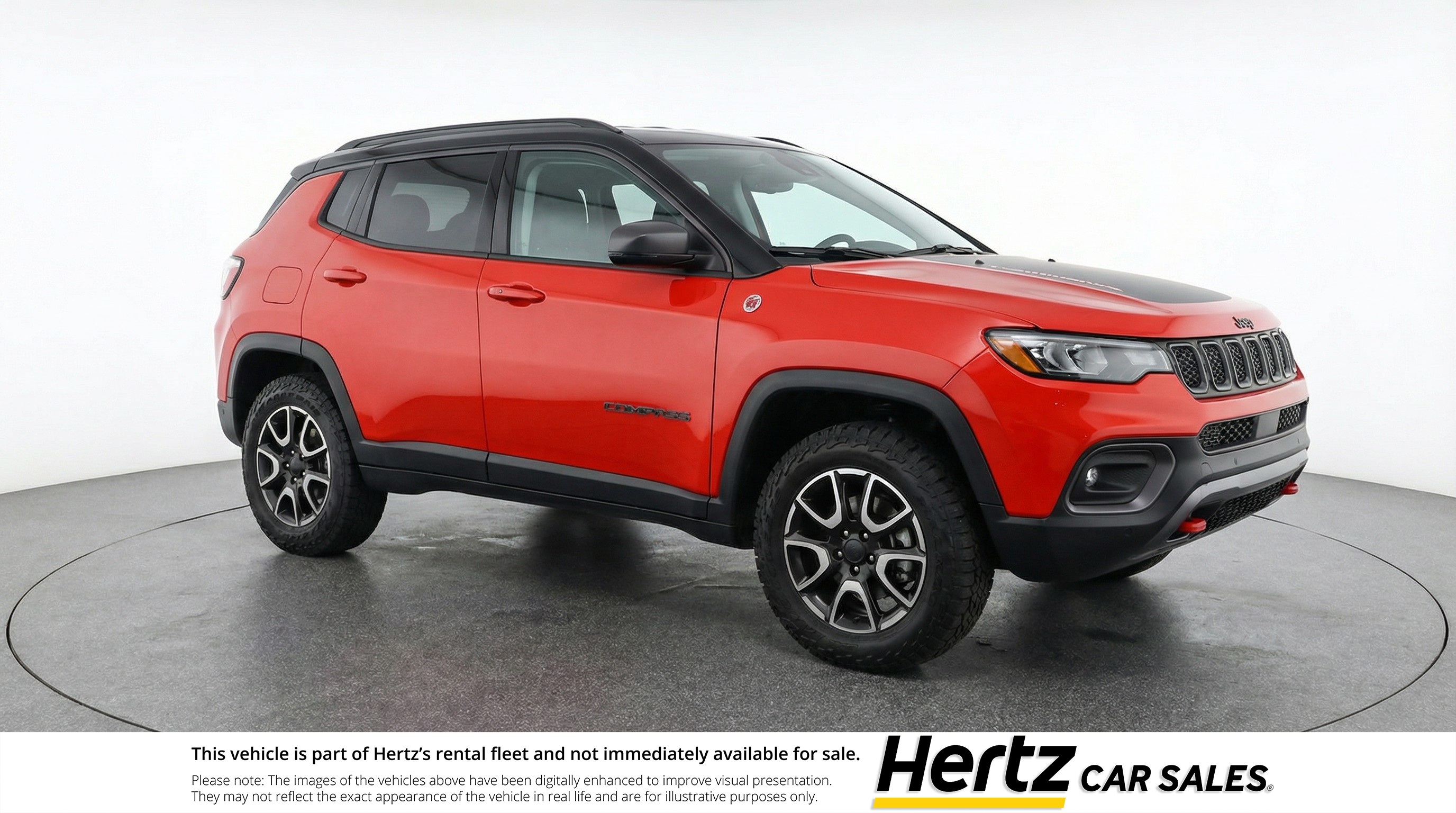 Red 2025 Jeep Compass Trailhawk 4WD SUV / Crossover Four-Wheel Drive 8-Speed Automatic