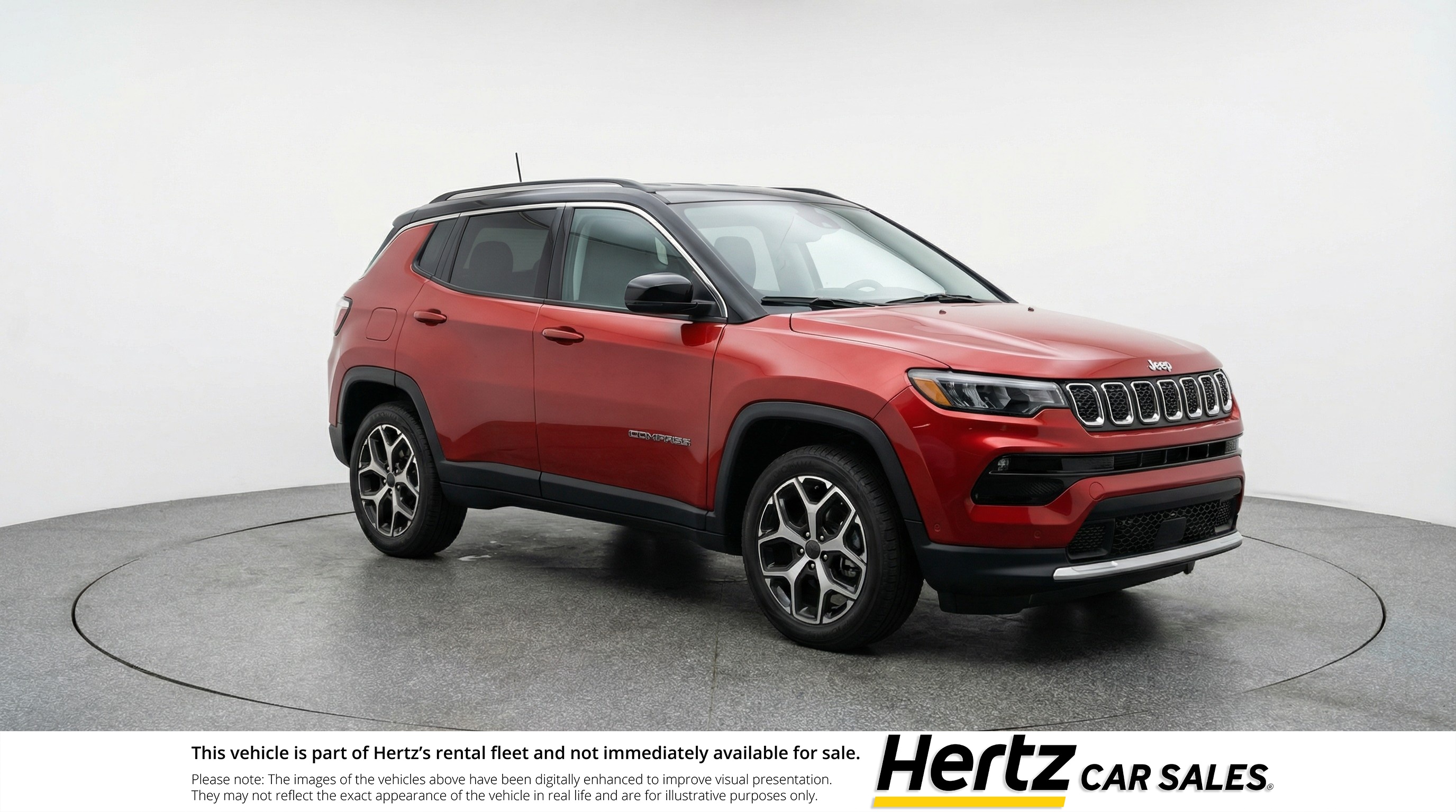 Red 2025 Jeep Compass Limited 4WD SUV / Crossover Four-Wheel Drive 8-Speed Automatic