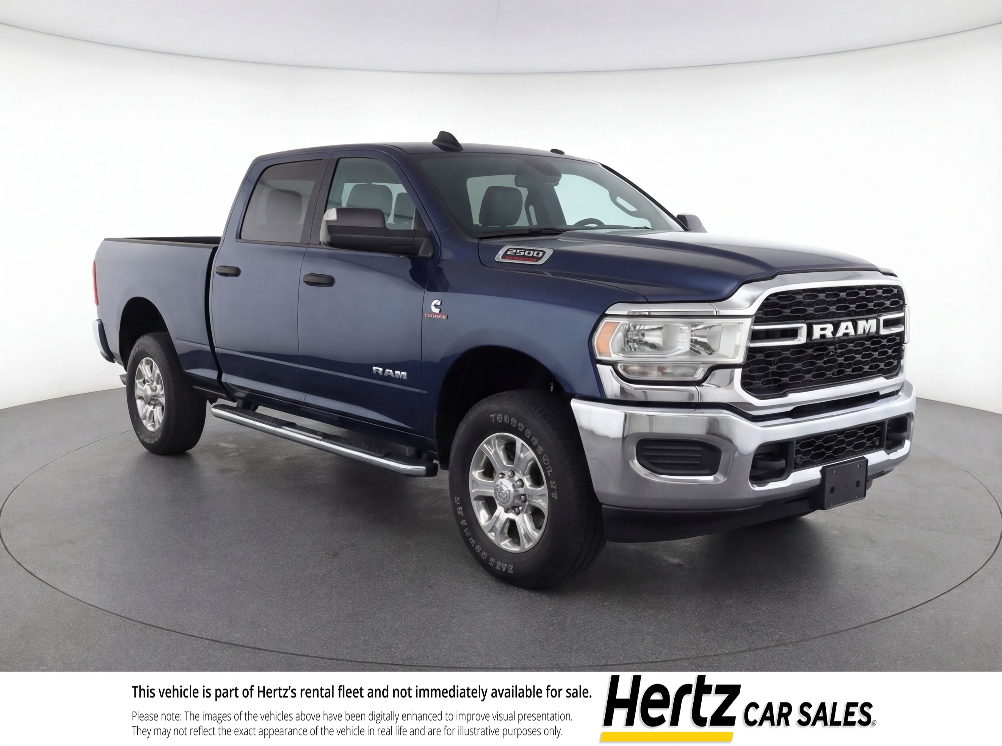 Blue 2025 RAM 2500 Big Horn Crew Cab 4WD Pickup Truck Four-Wheel Drive 8-Speed Automatic