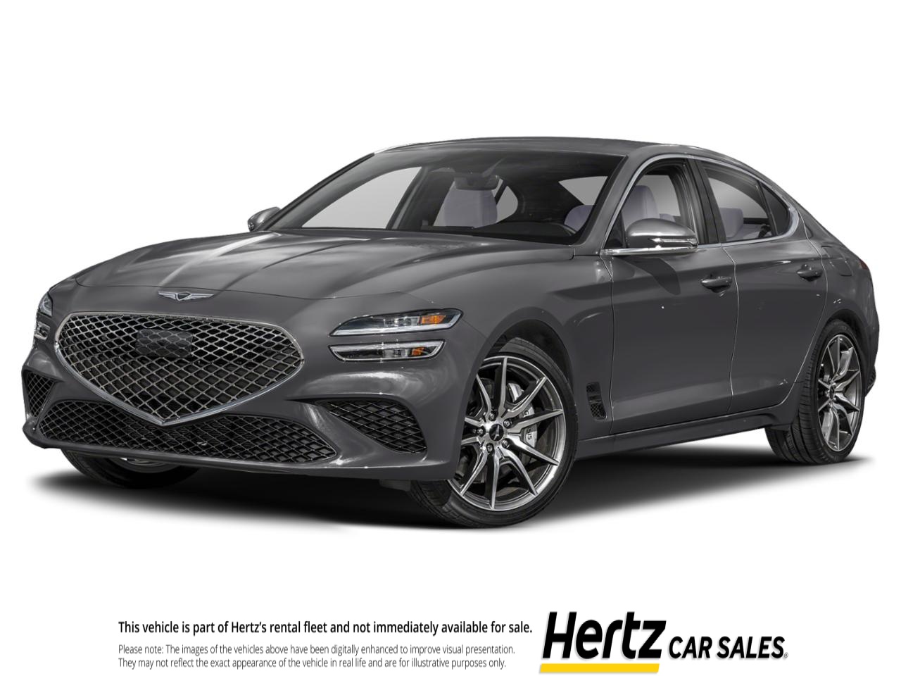Gray 2025 Genesis G70 2.5T Standard RWD Sedan Rear-Wheel Drive 8-Speed Automatic
