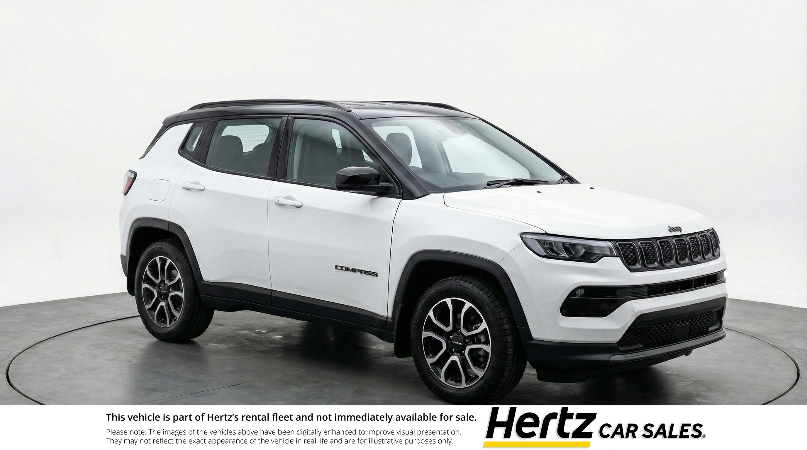 White 2025 Jeep Compass Trailhawk 4WD SUV / Crossover Four-Wheel Drive 8-Speed Automatic