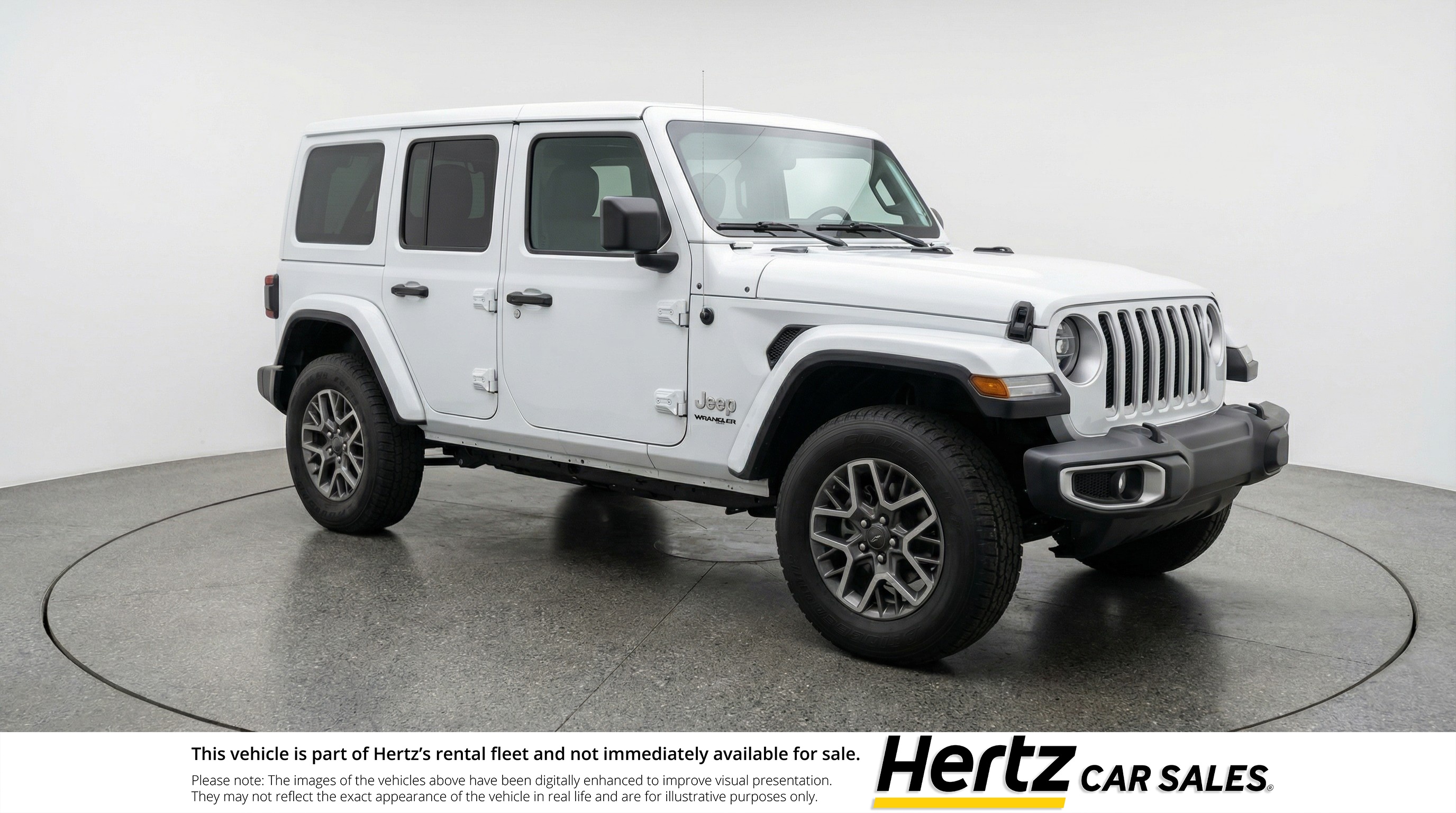 White 2025 Jeep Wrangler Sahara 4-Door 4WD SUV / Crossover Four-Wheel Drive 8-Speed Automatic