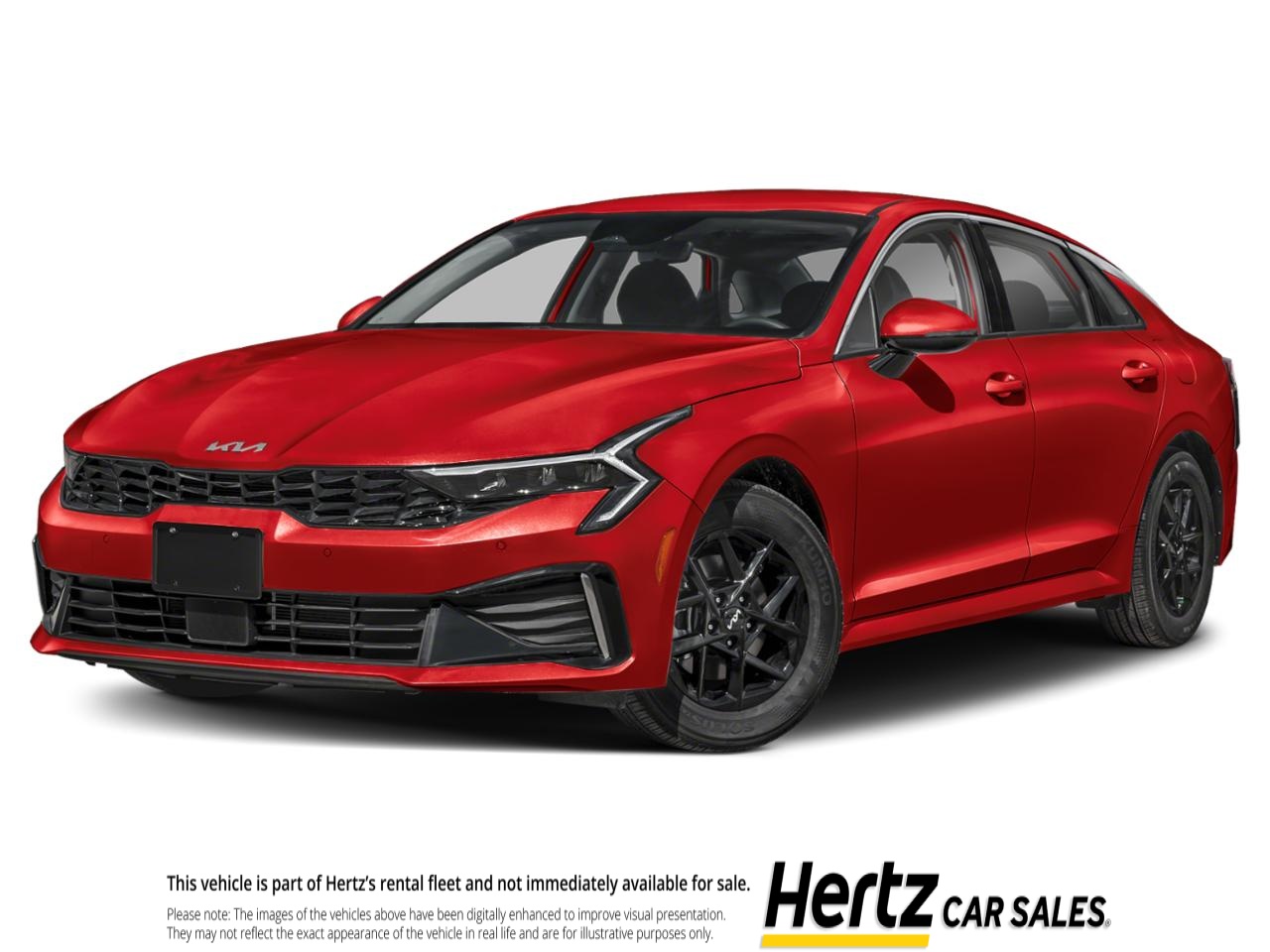 Red 2025 Kia K5 LXS FWD Sedan Front-Wheel Drive 8-Speed Automatic