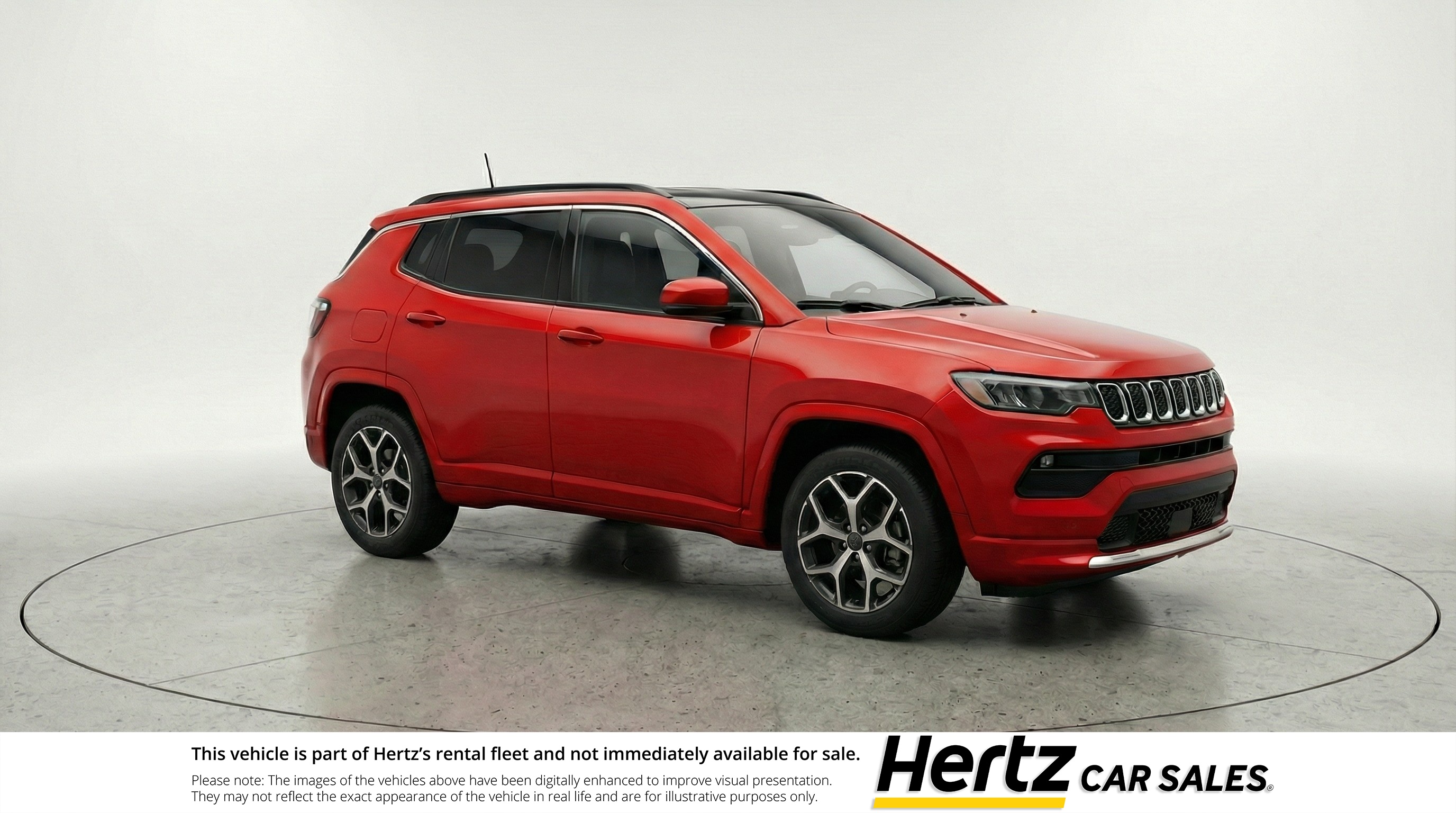 Red 2025 Jeep Compass Limited 4WD SUV / Crossover Four-Wheel Drive 8-Speed Automatic