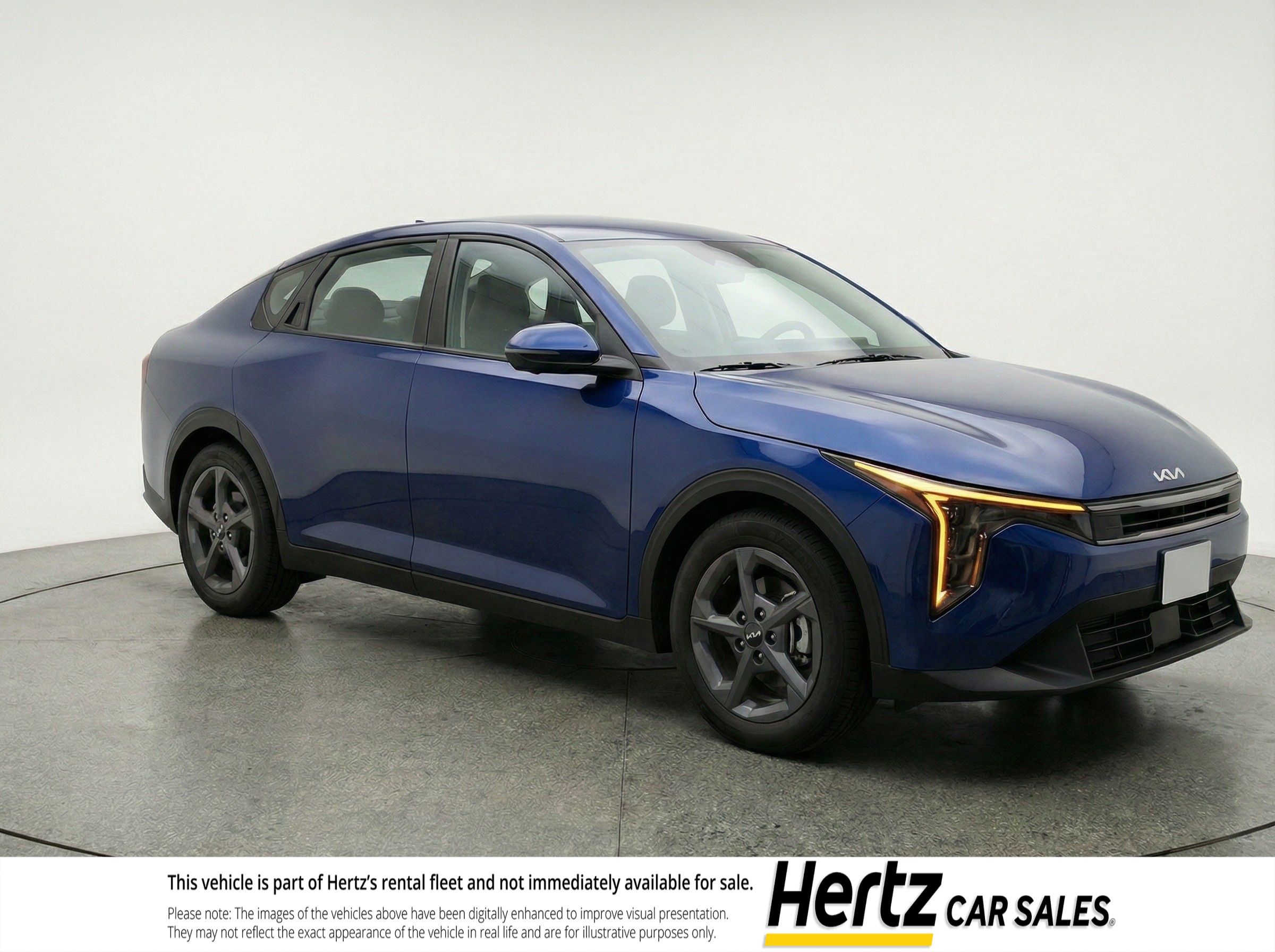 Blue 2025 Kia K4 LXS FWD Sedan Front-Wheel Drive Automatic