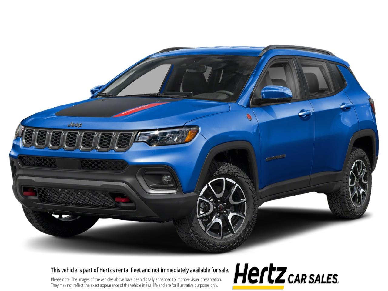 Blue 2025 Jeep Compass Trailhawk 4WD SUV / Crossover Four-Wheel Drive 8-Speed Automatic