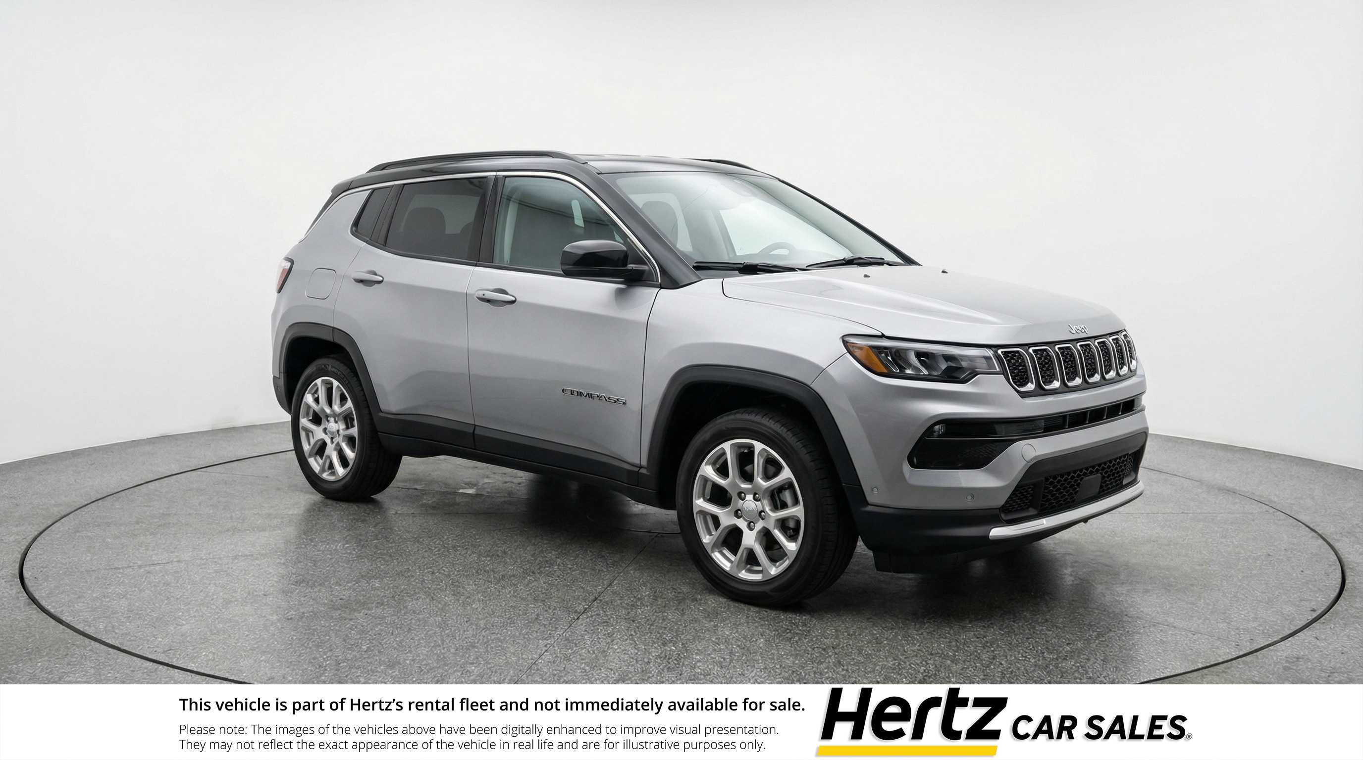 Silver 2025 Jeep Compass Limited 4WD SUV / Crossover Four-Wheel Drive 8-Speed Automatic