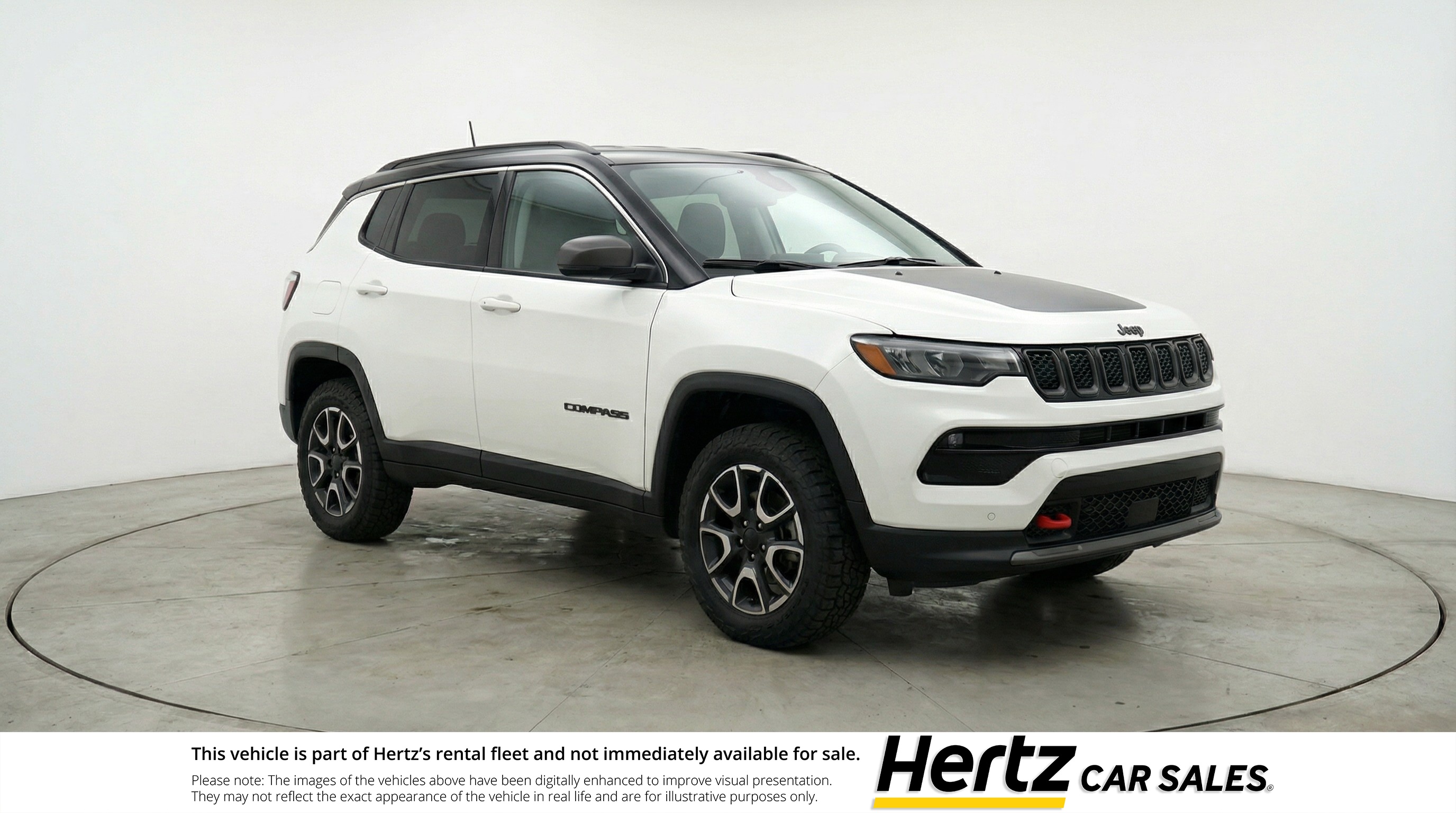 White 2025 Jeep Compass Trailhawk 4WD SUV / Crossover Four-Wheel Drive 8-Speed Automatic