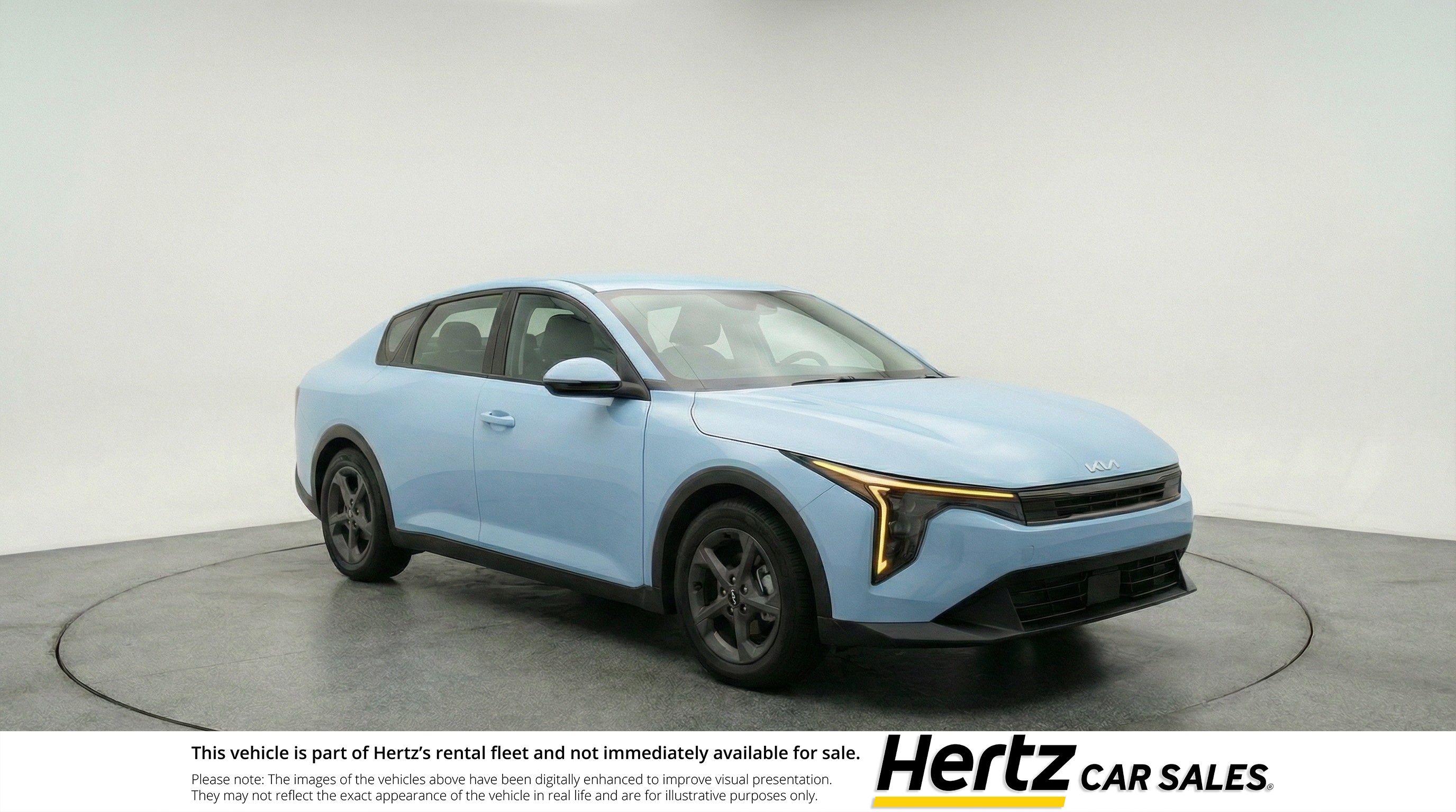 Blue 2025 Kia K4 LX FWD Sedan Front-Wheel Drive Automatic