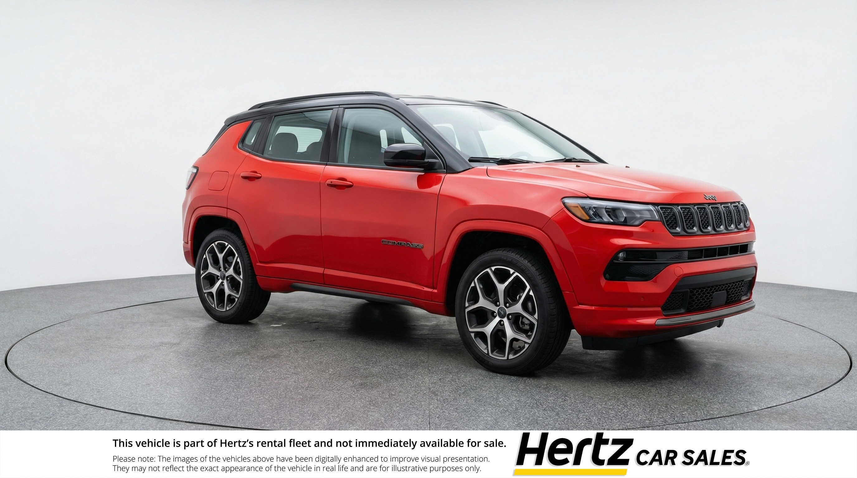 Red 2025 Jeep Compass Limited 4WD SUV / Crossover Four-Wheel Drive 8-Speed Automatic
