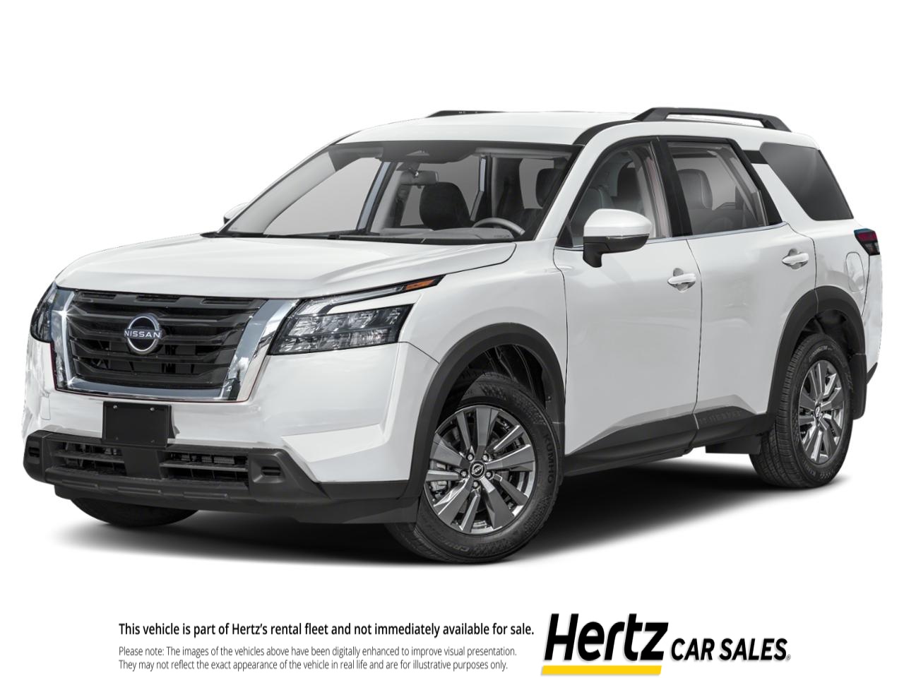 White 2025 Nissan Pathfinder SV FWD SUV / Crossover Front-Wheel Drive 9-Speed Automatic