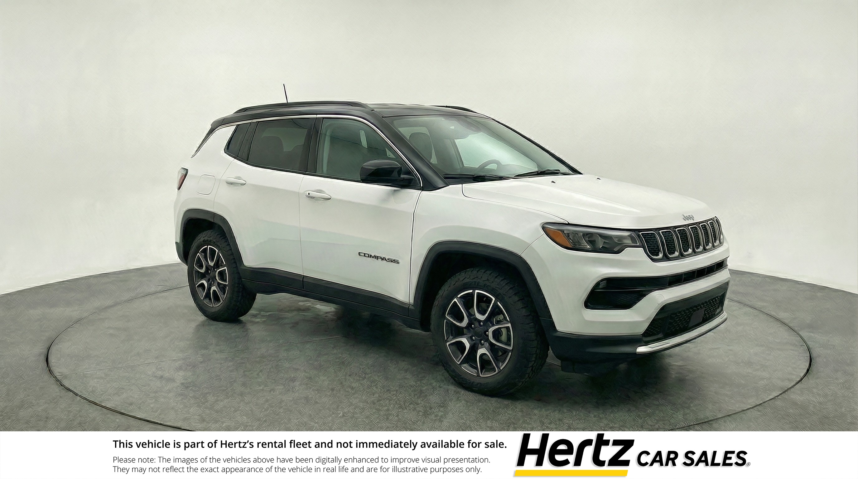 White 2025 Jeep Compass Trailhawk 4WD SUV / Crossover Four-Wheel Drive 8-Speed Automatic