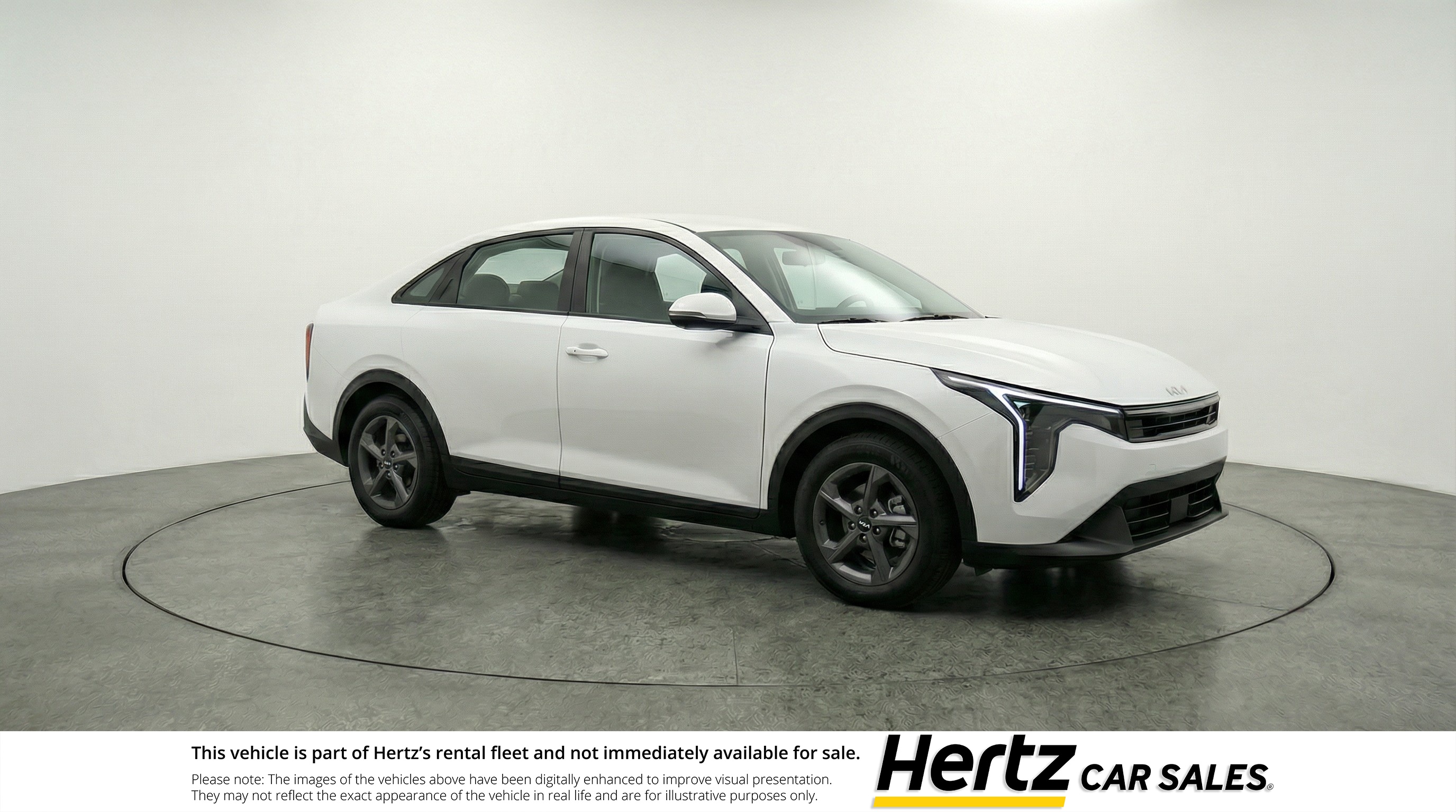 White 2025 Kia K4 LXS FWD Sedan Front-Wheel Drive Automatic