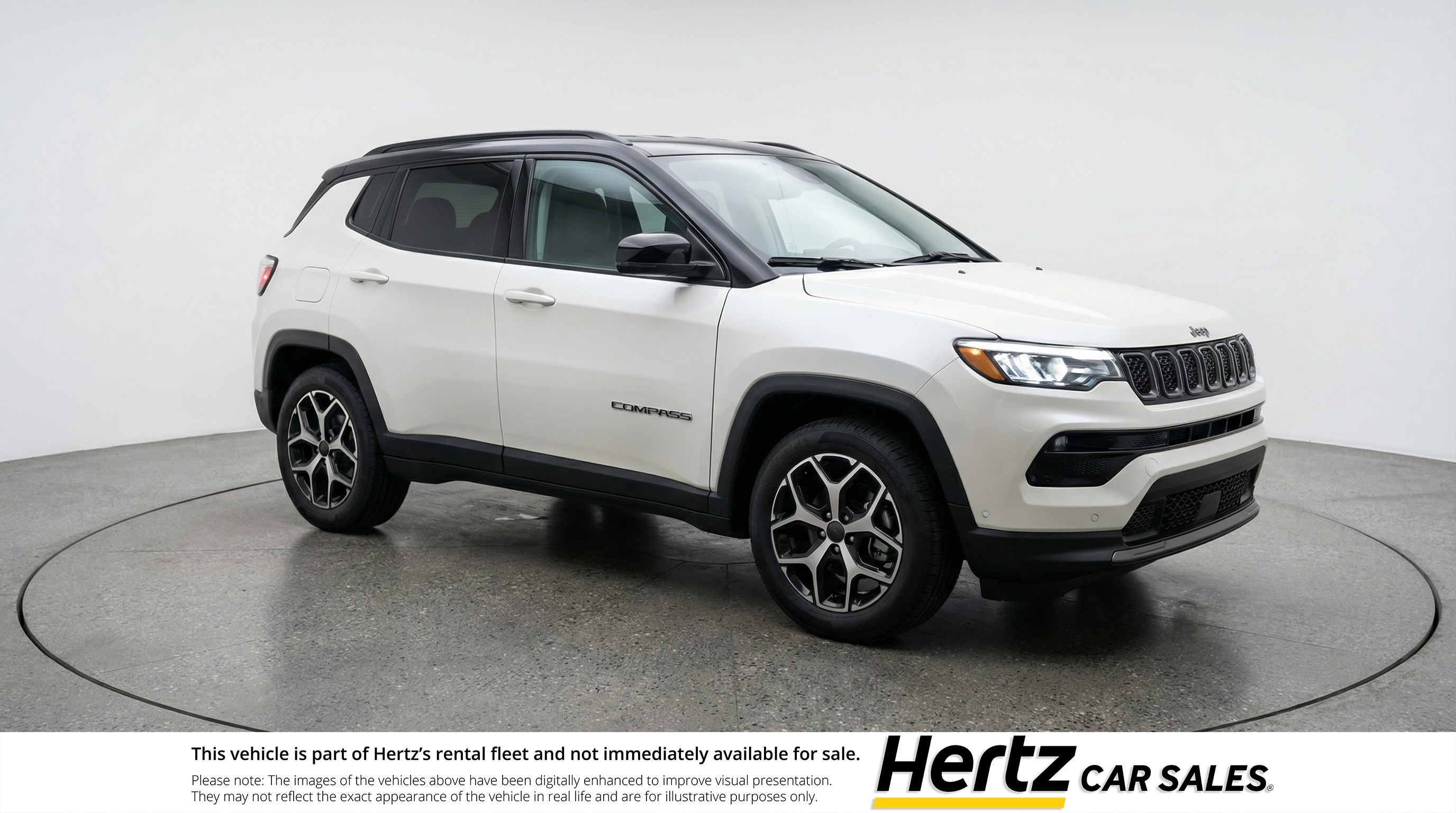 White 2025 Jeep Compass Limited 4WD SUV / Crossover Four-Wheel Drive 8-Speed Automatic