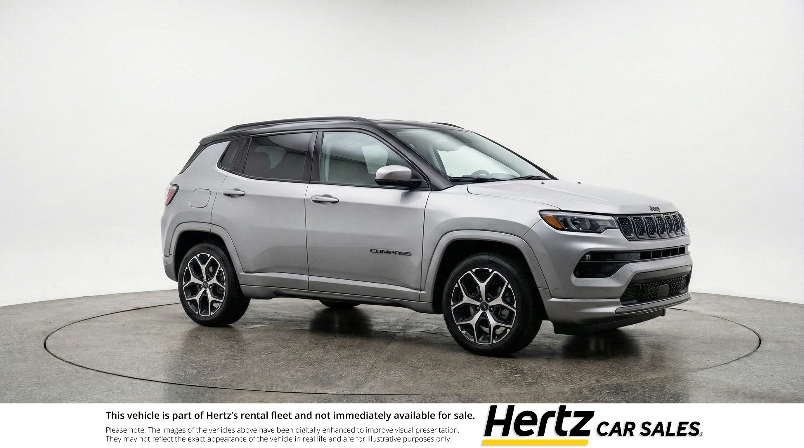 Silver 2025 Jeep Compass Limited 4WD SUV / Crossover Four-Wheel Drive 8-Speed Automatic