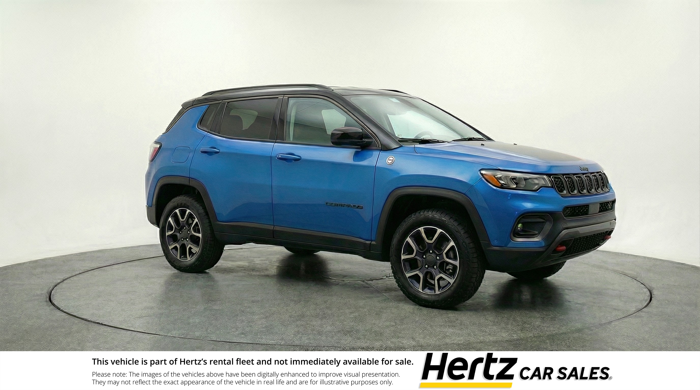 Blue 2025 Jeep Compass Trailhawk 4WD SUV / Crossover Four-Wheel Drive 8-Speed Automatic