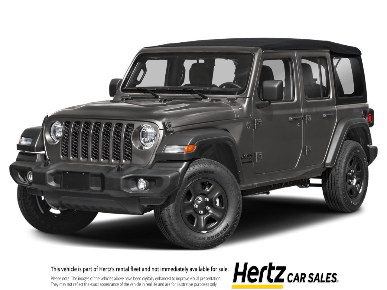 Gray 2025 Jeep Wrangler Sport S 4-Door 4WD SUV / Crossover Four-Wheel Drive