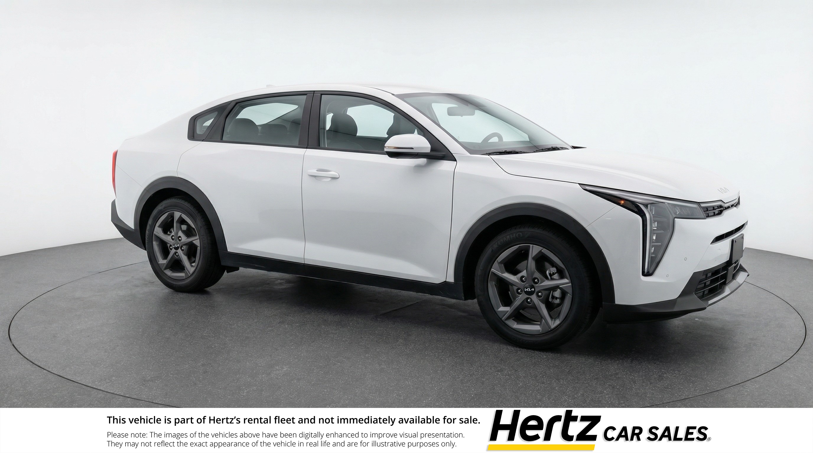 White 2025 Kia K4 LXS FWD Sedan Front-Wheel Drive Automatic