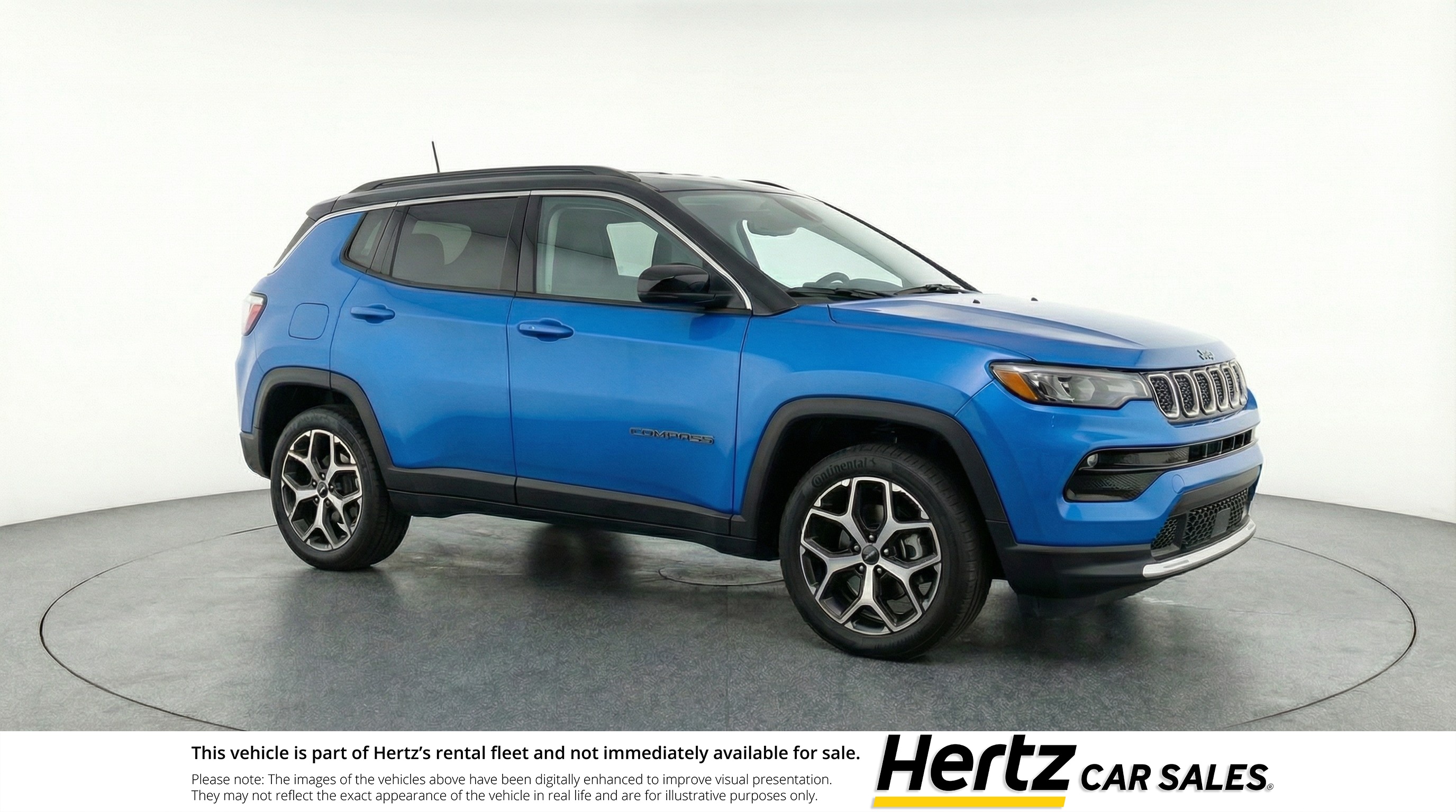 Blue 2025 Jeep Compass Limited 4WD SUV / Crossover Four-Wheel Drive 8-Speed Automatic