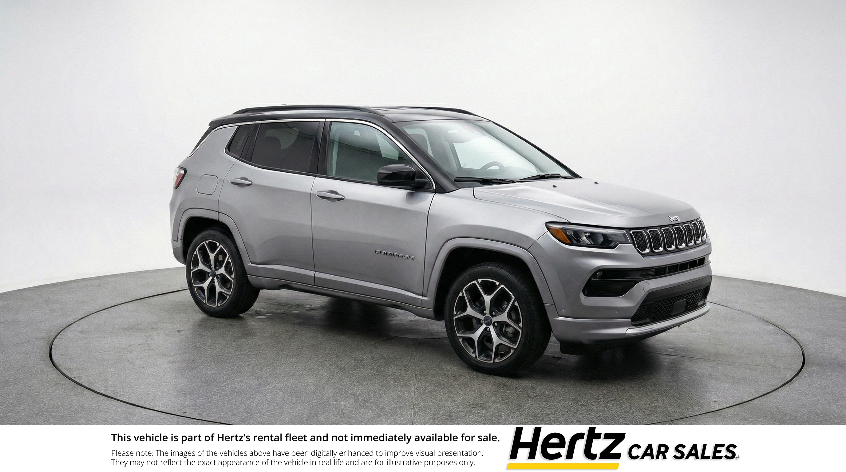 Silver 2025 Jeep Compass Limited 4WD SUV / Crossover Four-Wheel Drive 8-Speed Automatic