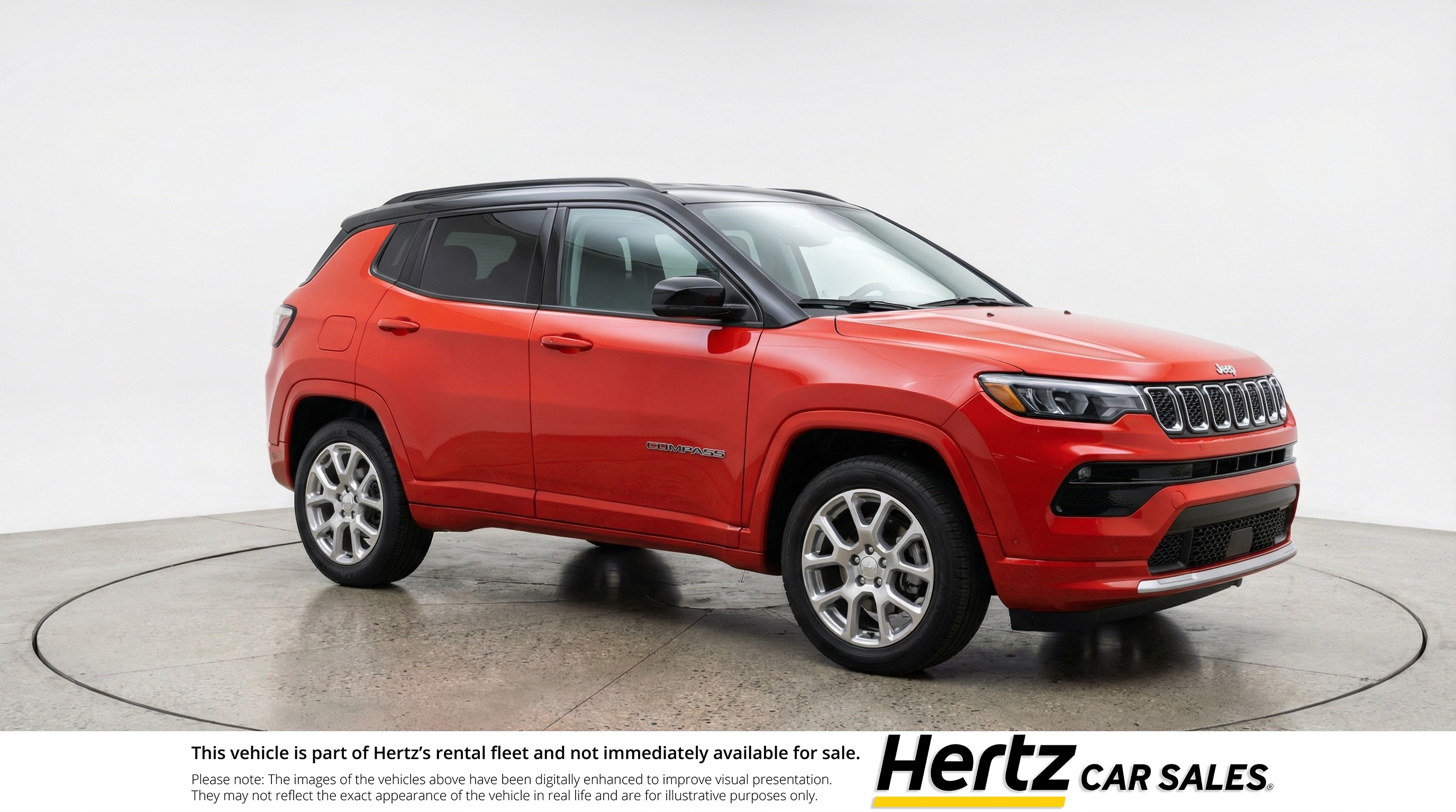 Red 2025 Jeep Compass Limited 4WD SUV / Crossover Four-Wheel Drive 8-Speed Automatic