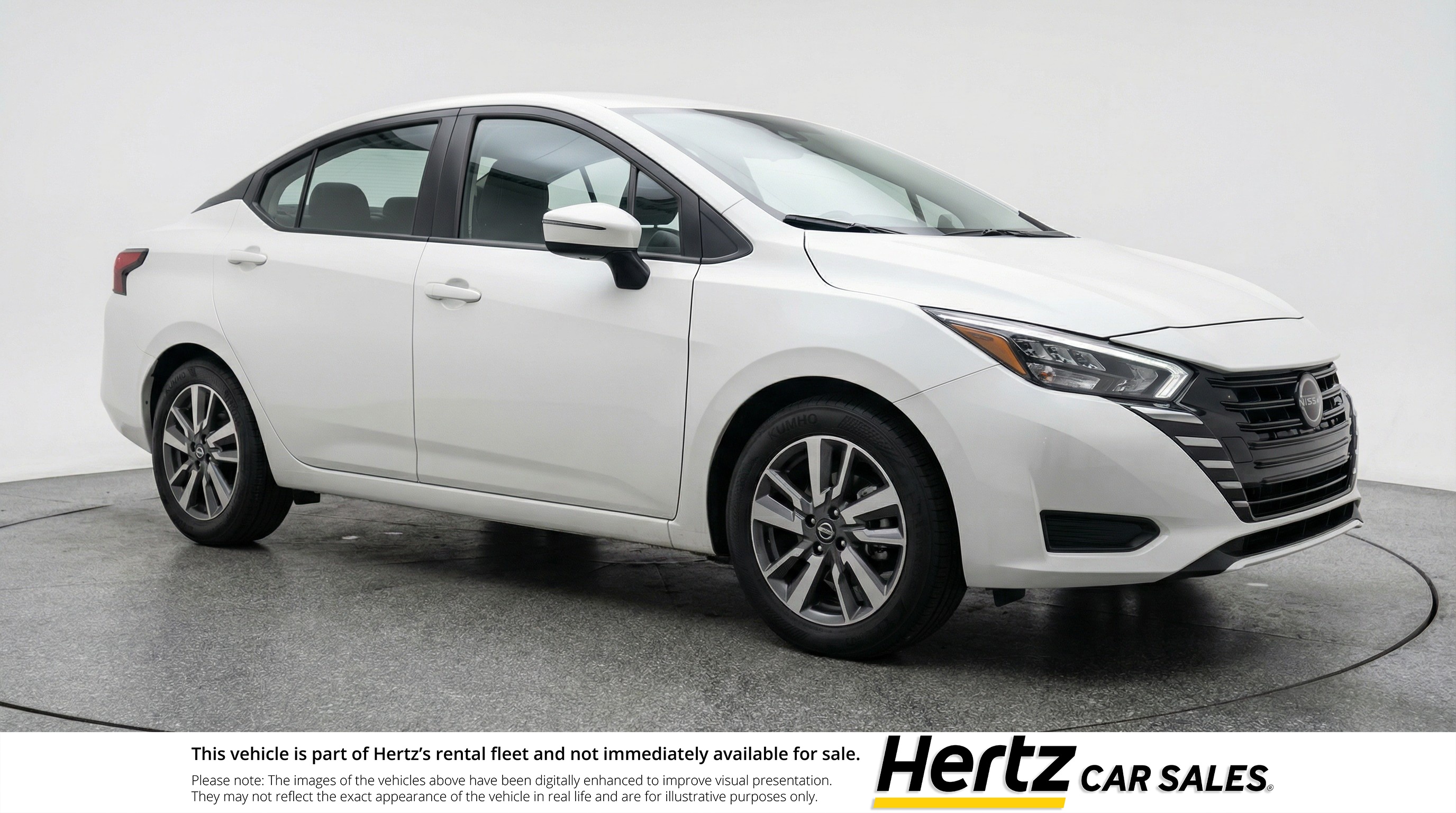 Gray 2025 Nissan Versa SV FWD Sedan Front-Wheel Drive Automatic