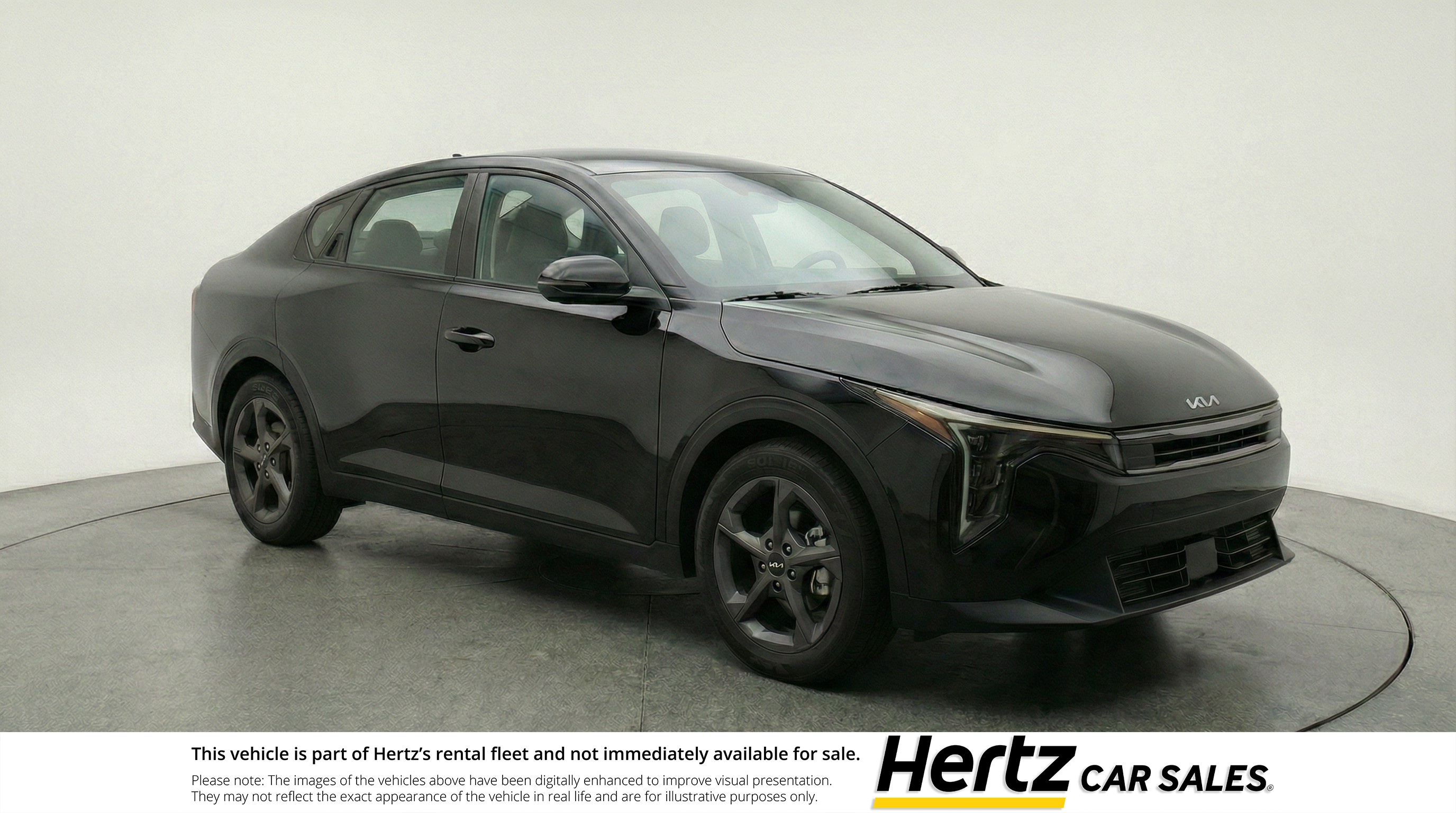 Black 2025 Kia K4 LXS FWD Sedan Front-Wheel Drive Automatic