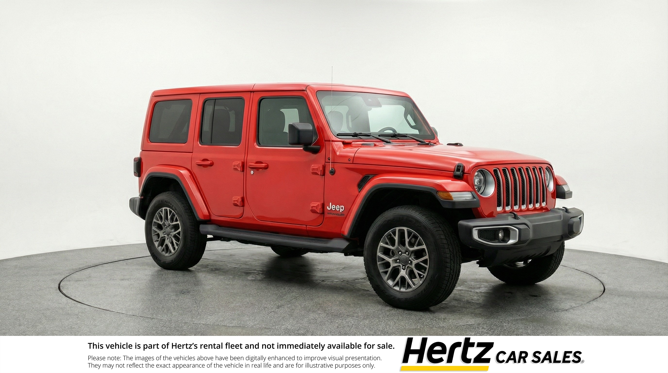 Red 2025 Jeep Wrangler Sahara 4-Door 4WD SUV / Crossover Four-Wheel Drive 8-Speed Automatic