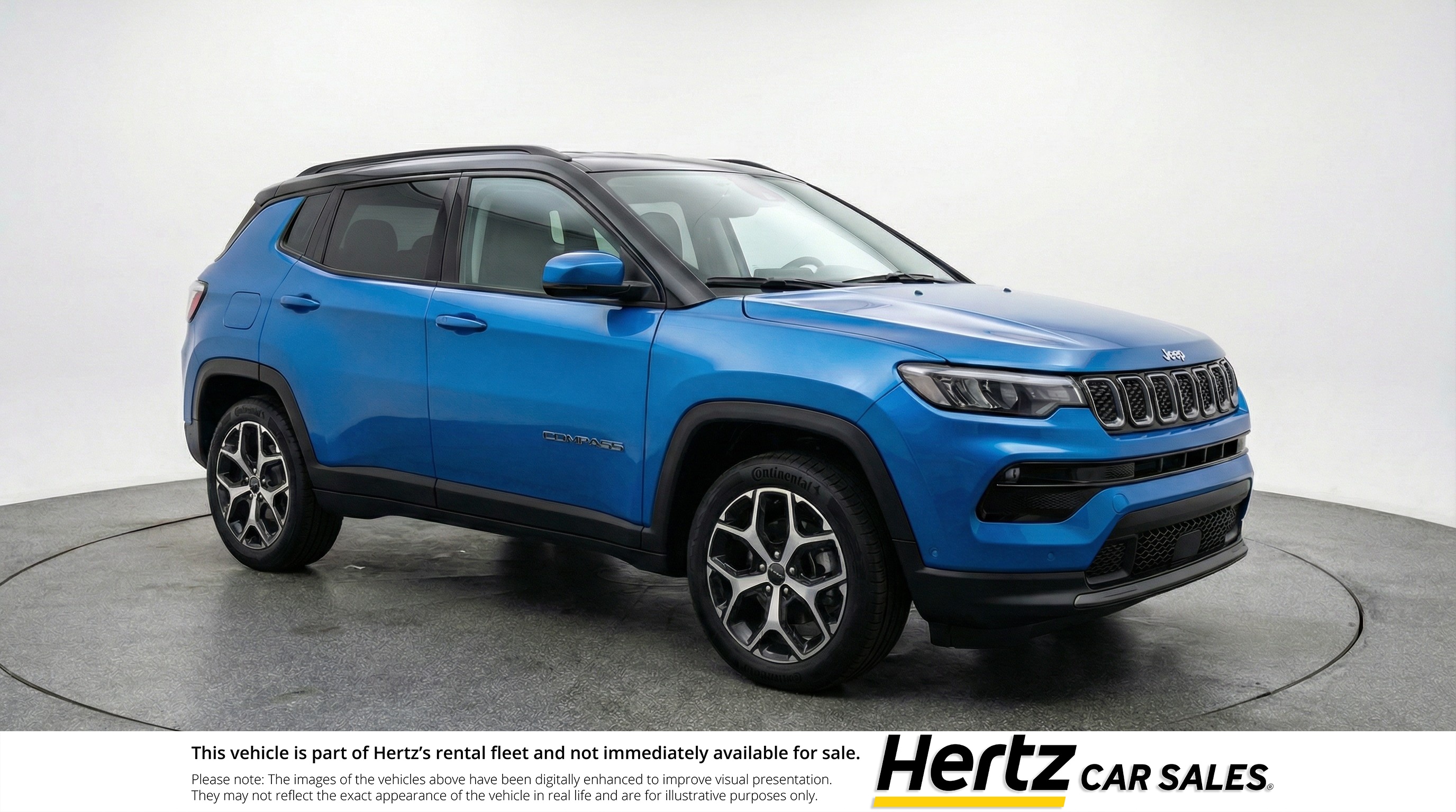 Blue 2025 Jeep Compass Limited 4WD SUV / Crossover Four-Wheel Drive 8-Speed Automatic