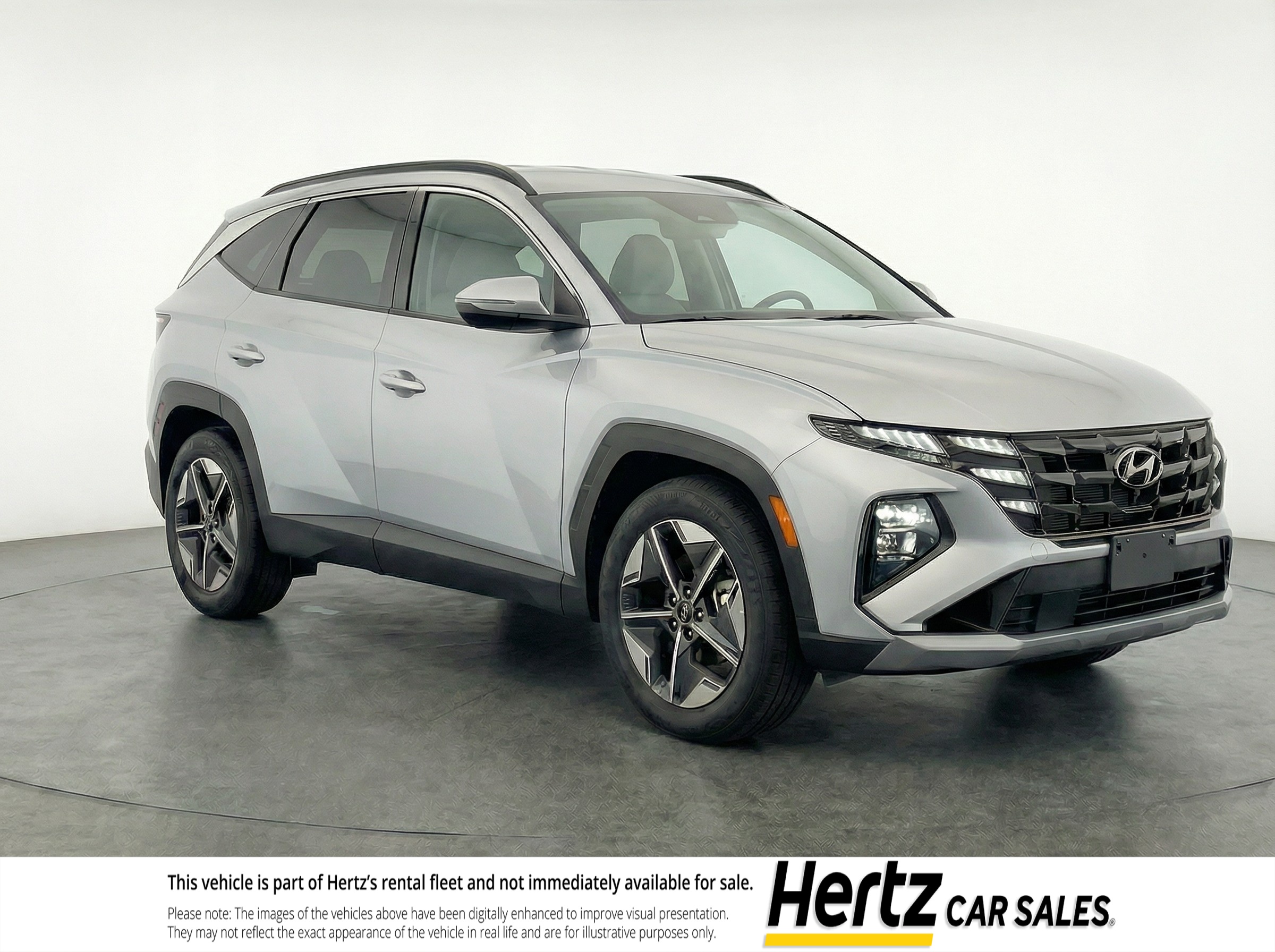 Silver 2025 Hyundai Tucson SEL FWD SUV / Crossover Front-Wheel Drive 8-Speed Automatic