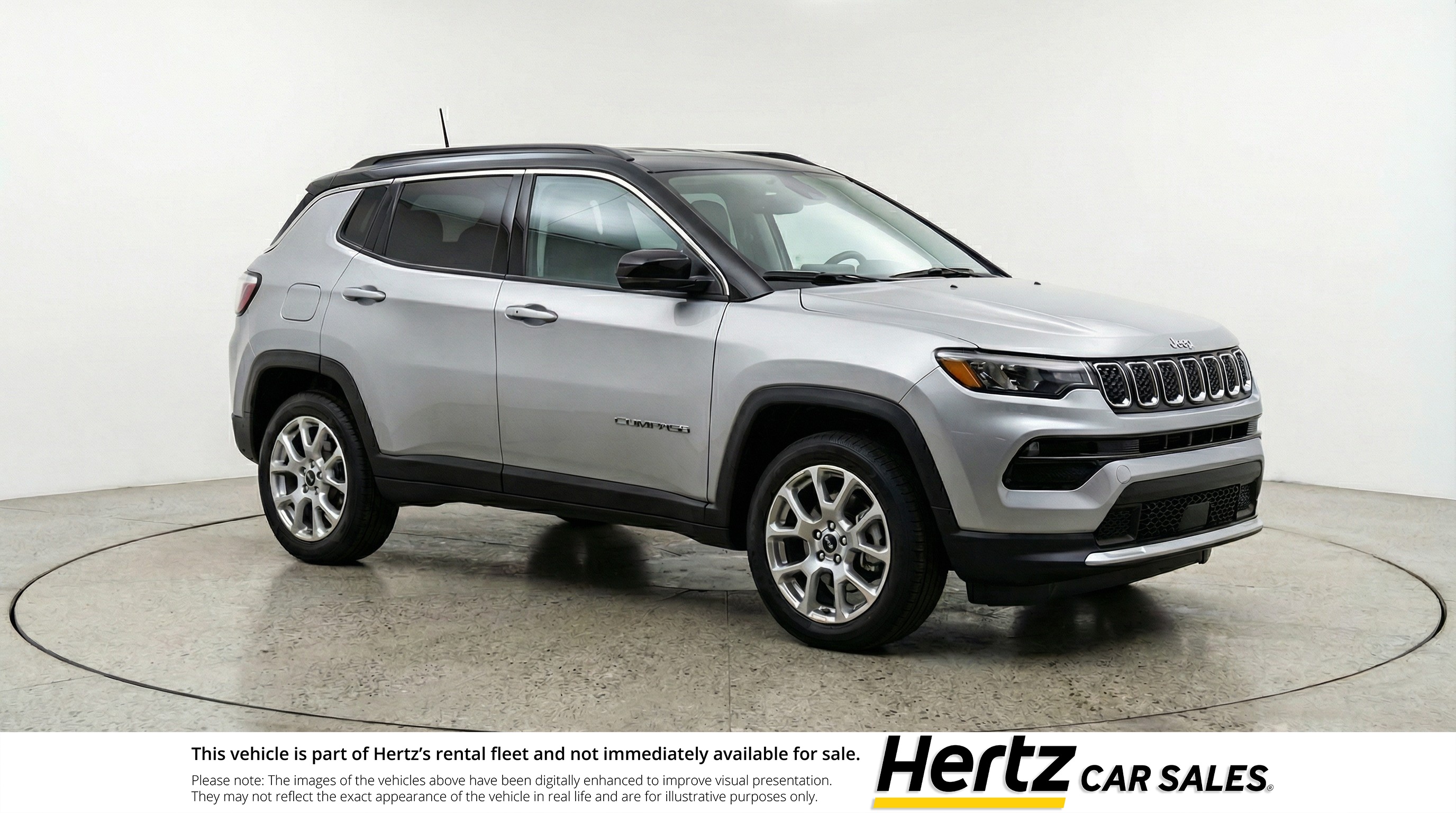 Silver 2025 Jeep Compass Limited 4WD SUV / Crossover Four-Wheel Drive 8-Speed Automatic