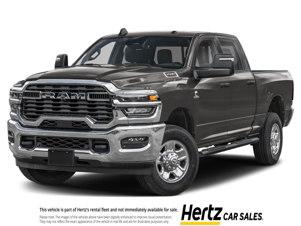 Gray 2025 RAM 2500 Big Horn Crew Cab 4WD Pickup Truck Four-Wheel Drive 8-Speed Automatic