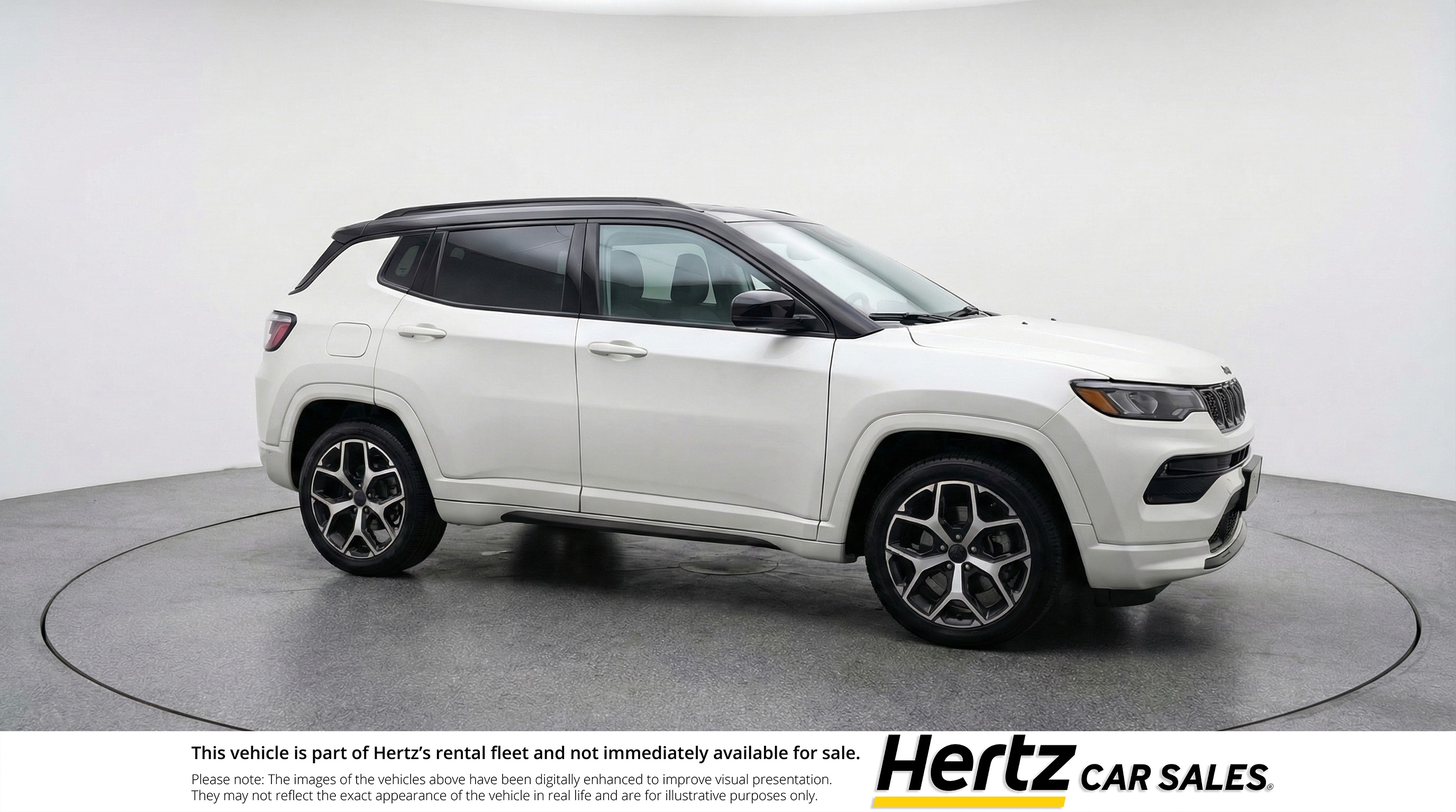 White 2025 Jeep Compass Limited 4WD SUV / Crossover Four-Wheel Drive 8-Speed Automatic