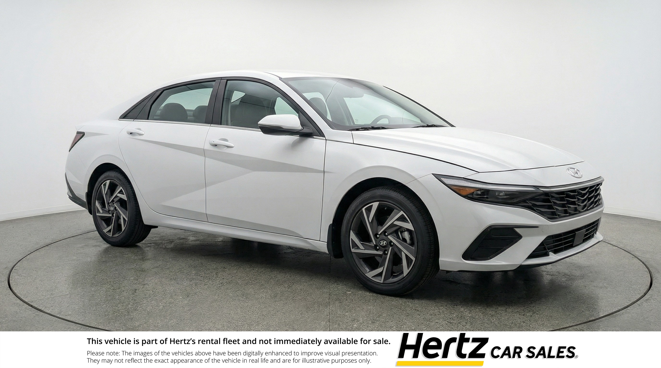 White 2025 Hyundai Elantra SEL Convenience FWD Sedan Front-Wheel Drive Automatic