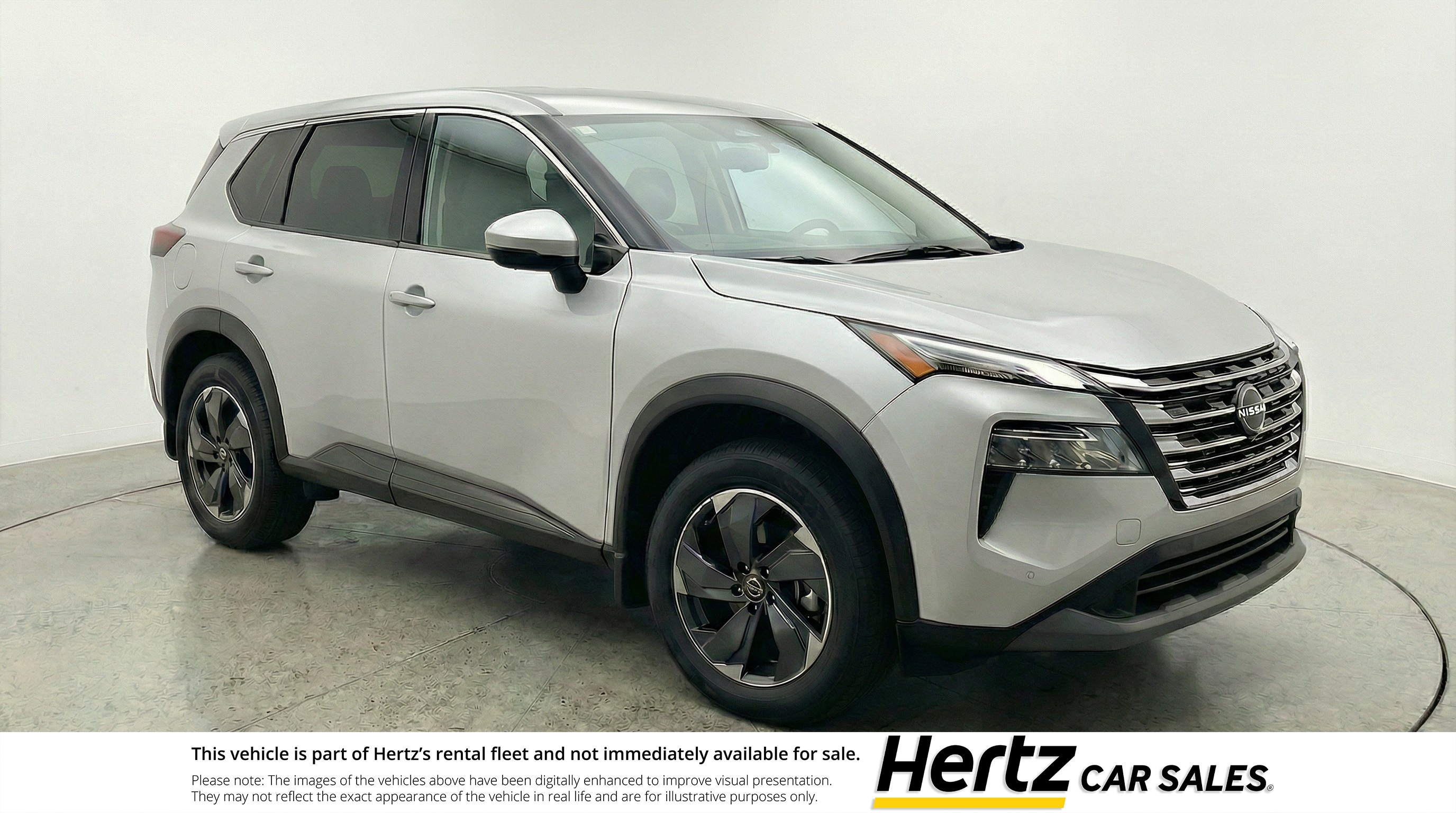 Silver 2025 Nissan Rogue SV AWD SUV / Crossover All-Wheel Drive Automatic