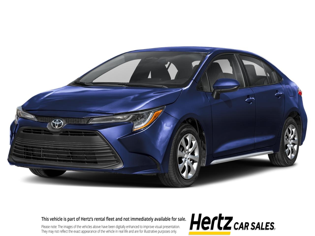 Blue 2025 Toyota Corolla LE FWD Sedan Front-Wheel Drive Automatic