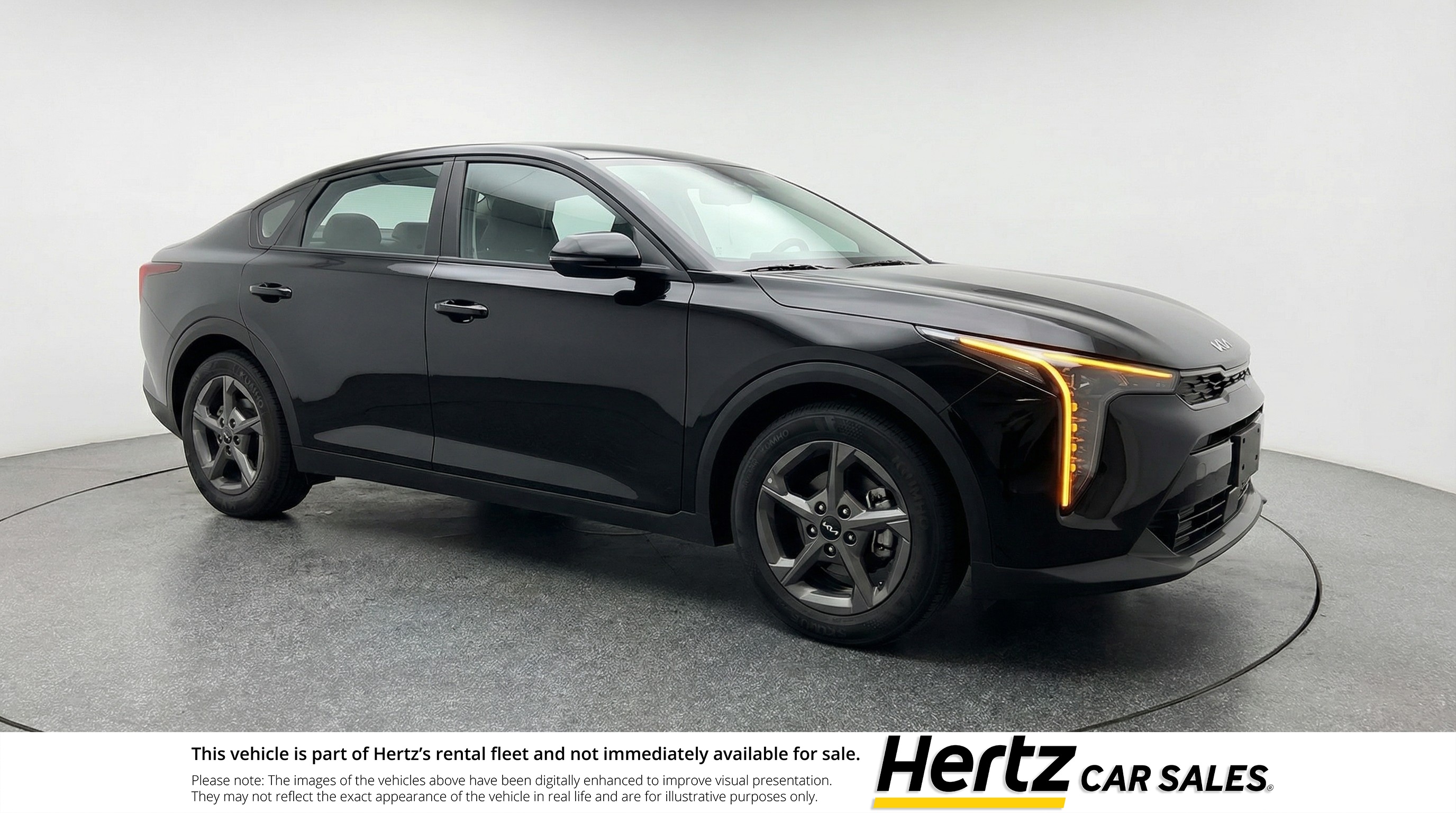 Black 2025 Kia K4 LX FWD Sedan Front-Wheel Drive Automatic