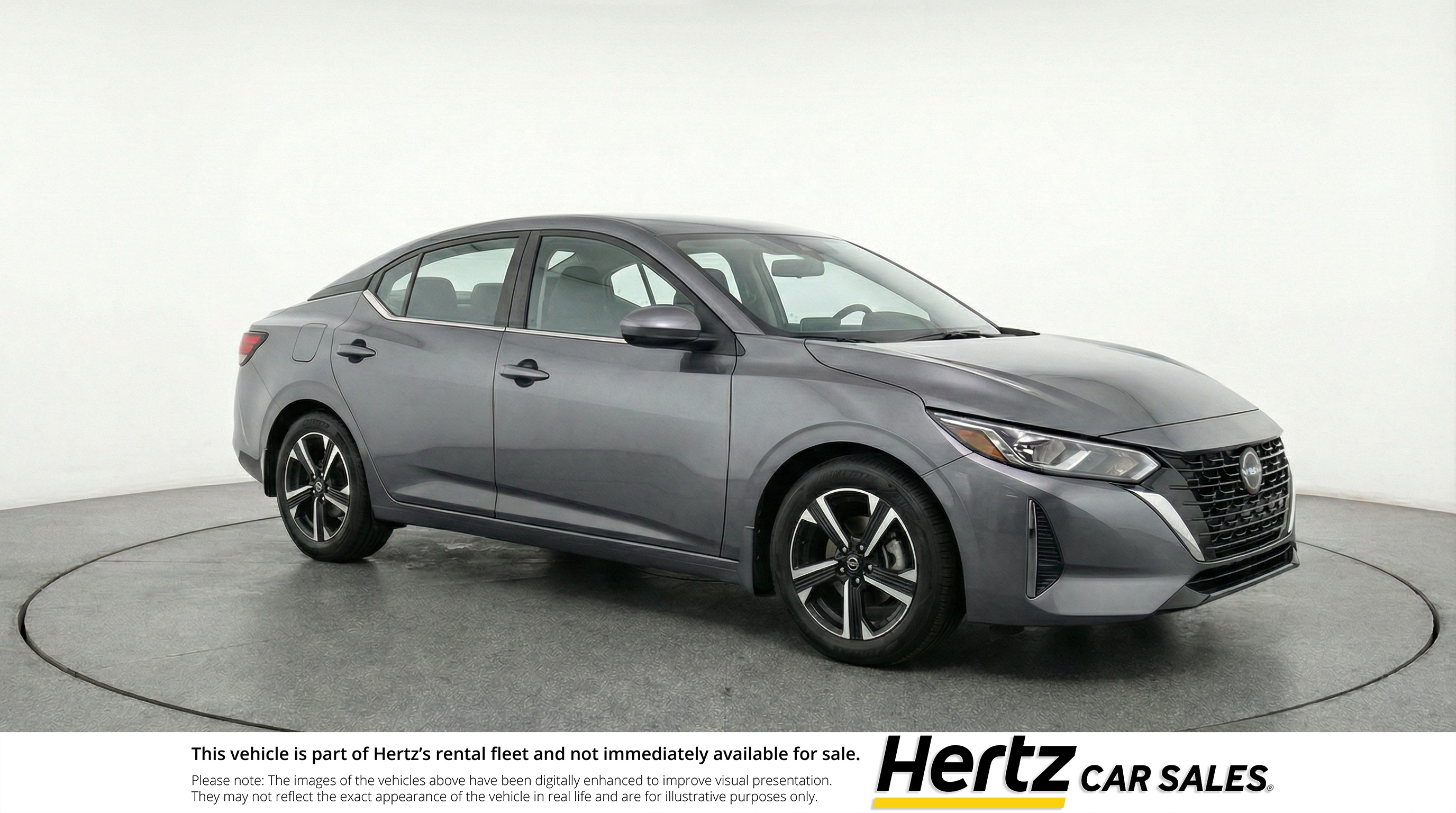 Gray 2025 Nissan Sentra SV FWD Sedan Front-Wheel Drive Automatic