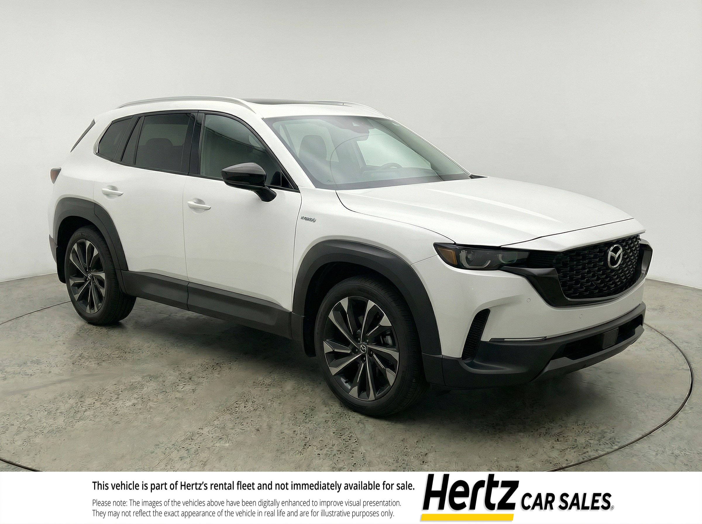 White 2025 Mazda CX-50 Hybrid Premium Plus AWD SUV / Crossover All-Wheel Drive Automatic
