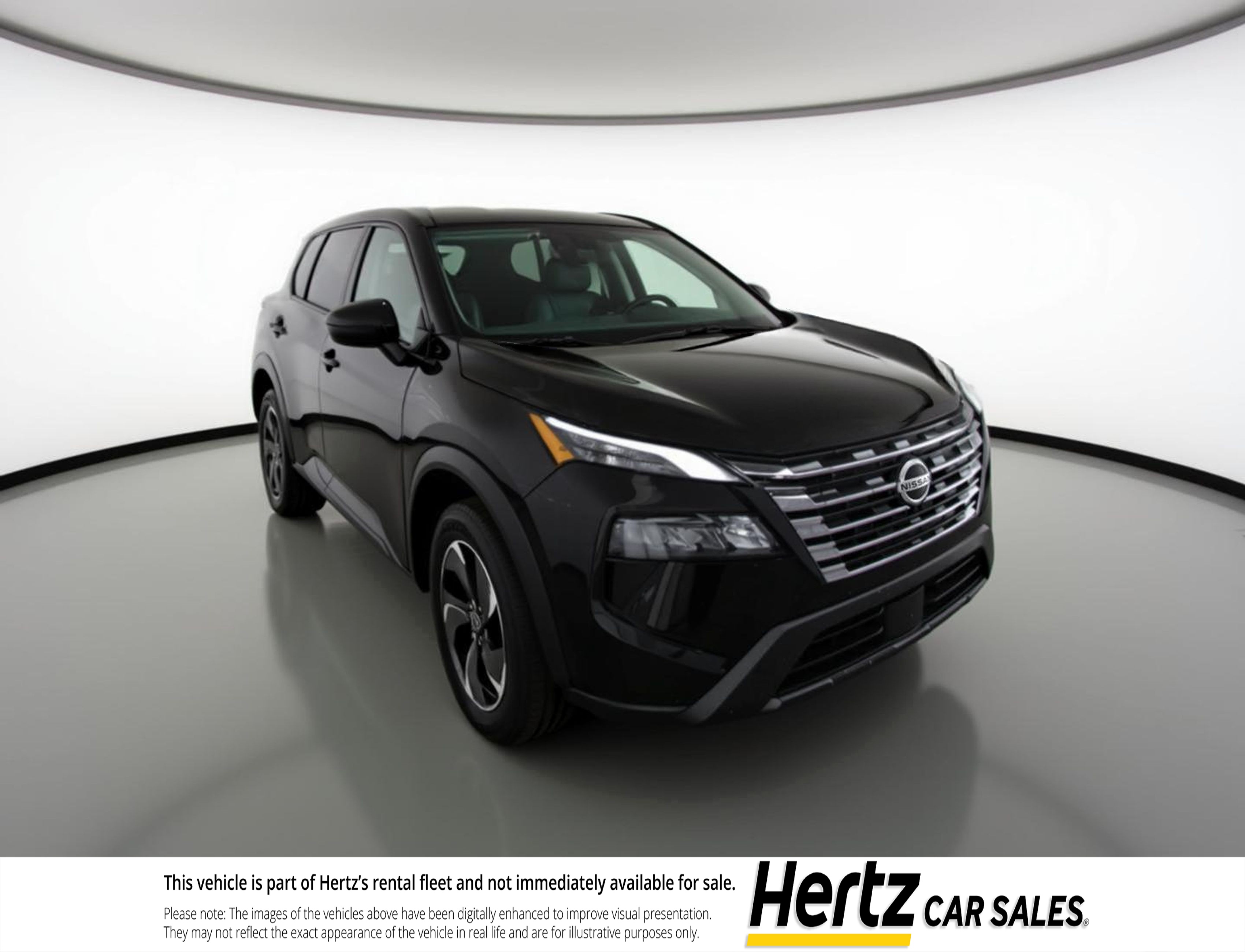 Black 2025 Nissan Rogue SV FWD SUV / Crossover Front-Wheel Drive Automatic
