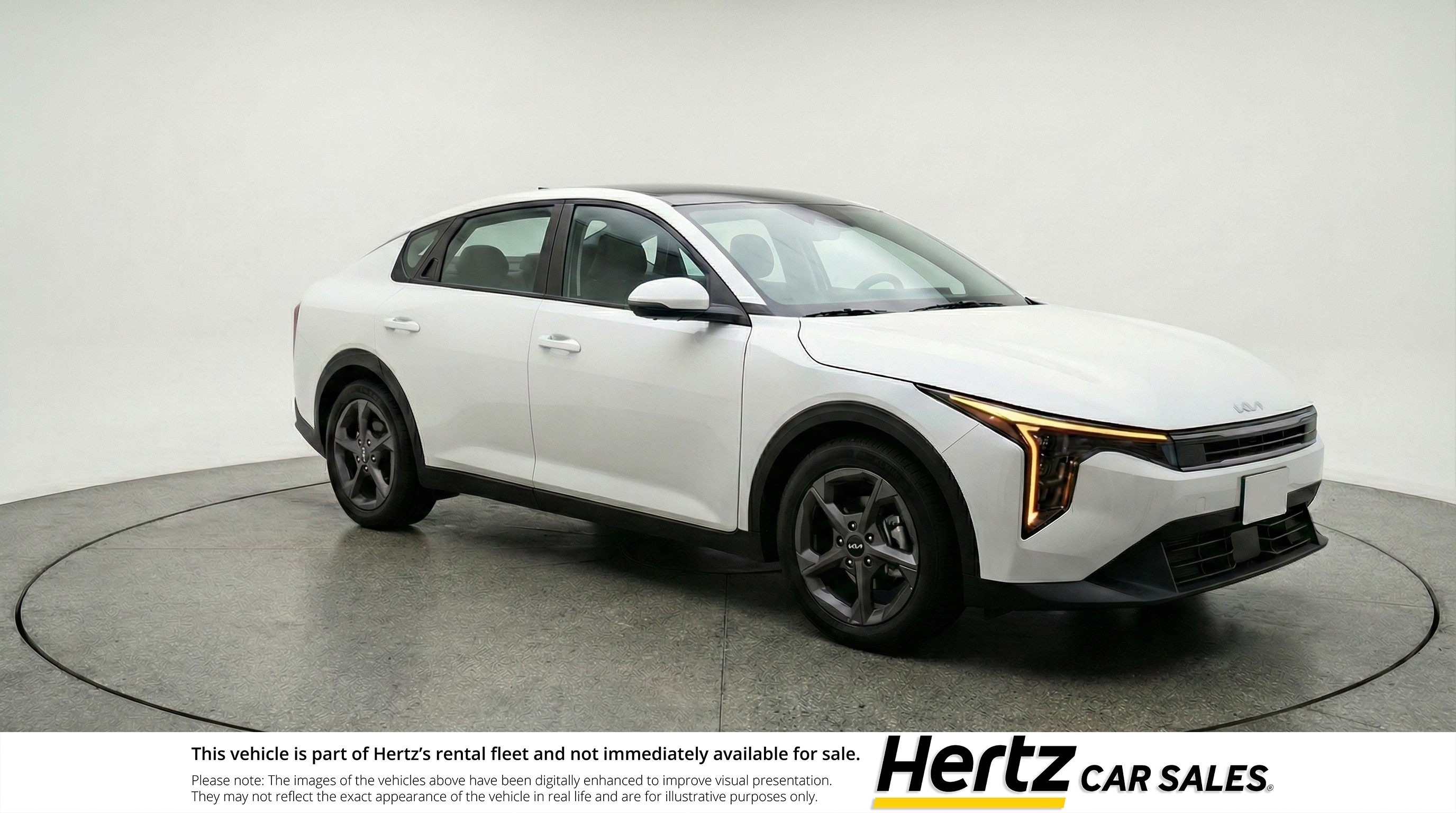 White 2025 Kia K4 LXS FWD Sedan Front-Wheel Drive Automatic