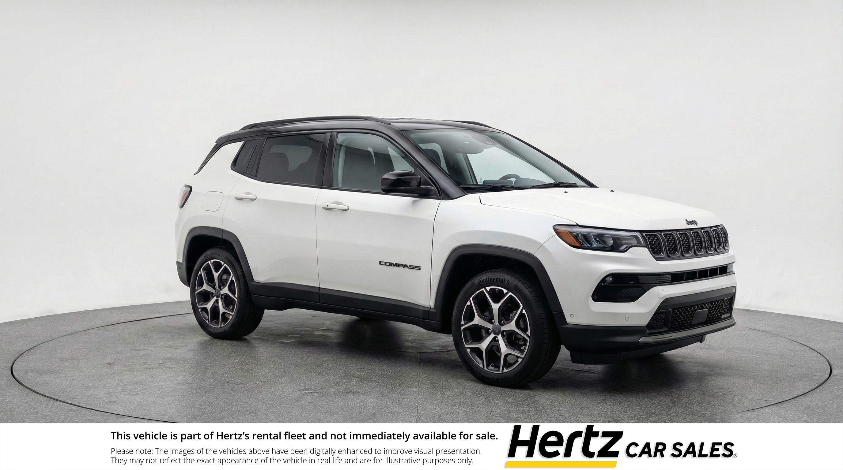 White 2025 Jeep Compass Limited 4WD SUV / Crossover Four-Wheel Drive 8-Speed Automatic