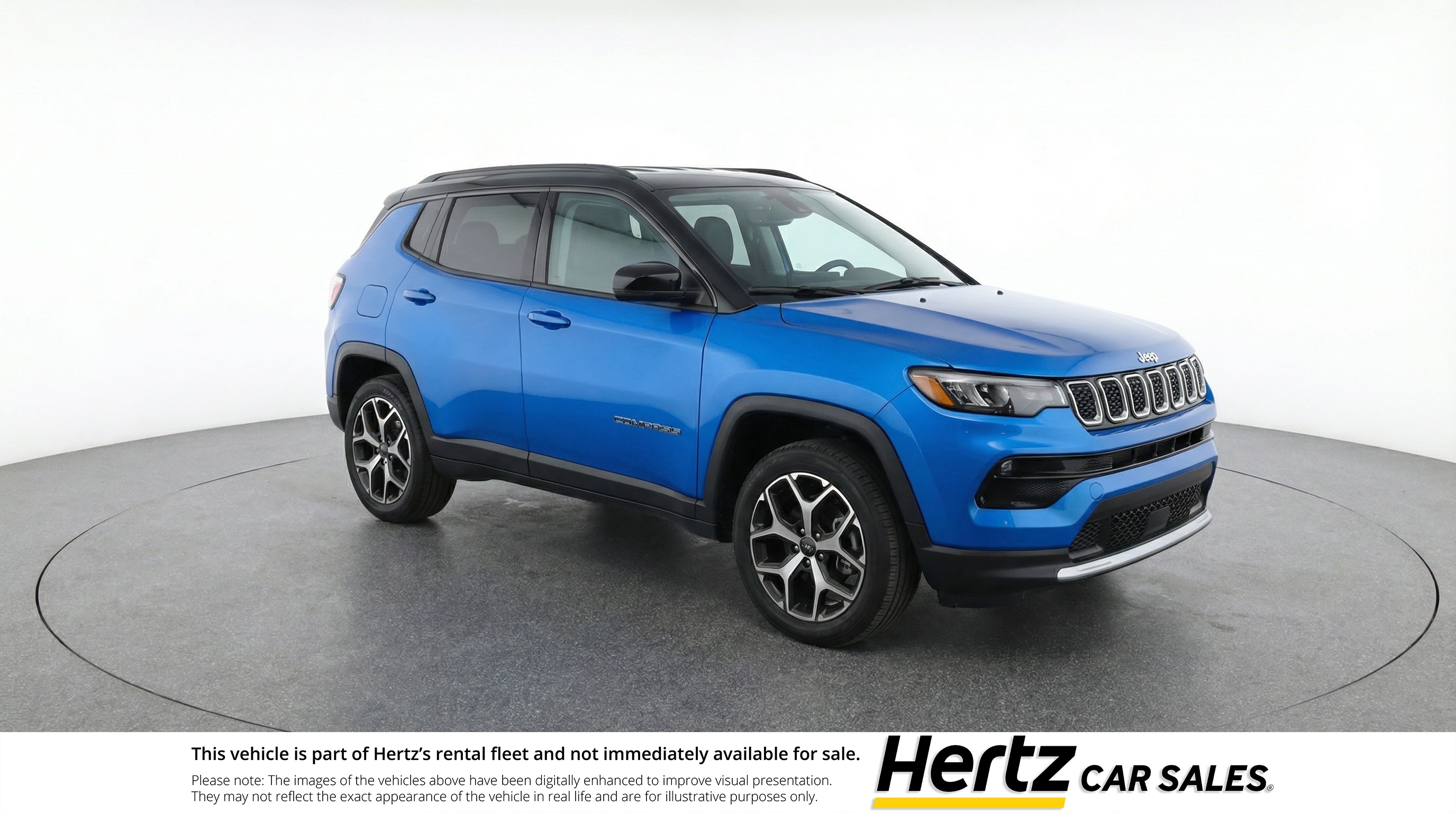 Blue 2025 Jeep Compass Limited 4WD SUV / Crossover Four-Wheel Drive 8-Speed Automatic