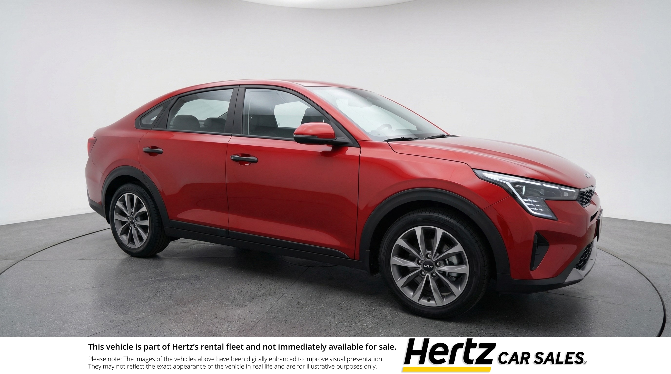 Red 2025 Kia K4 LXS FWD Sedan Front-Wheel Drive Automatic