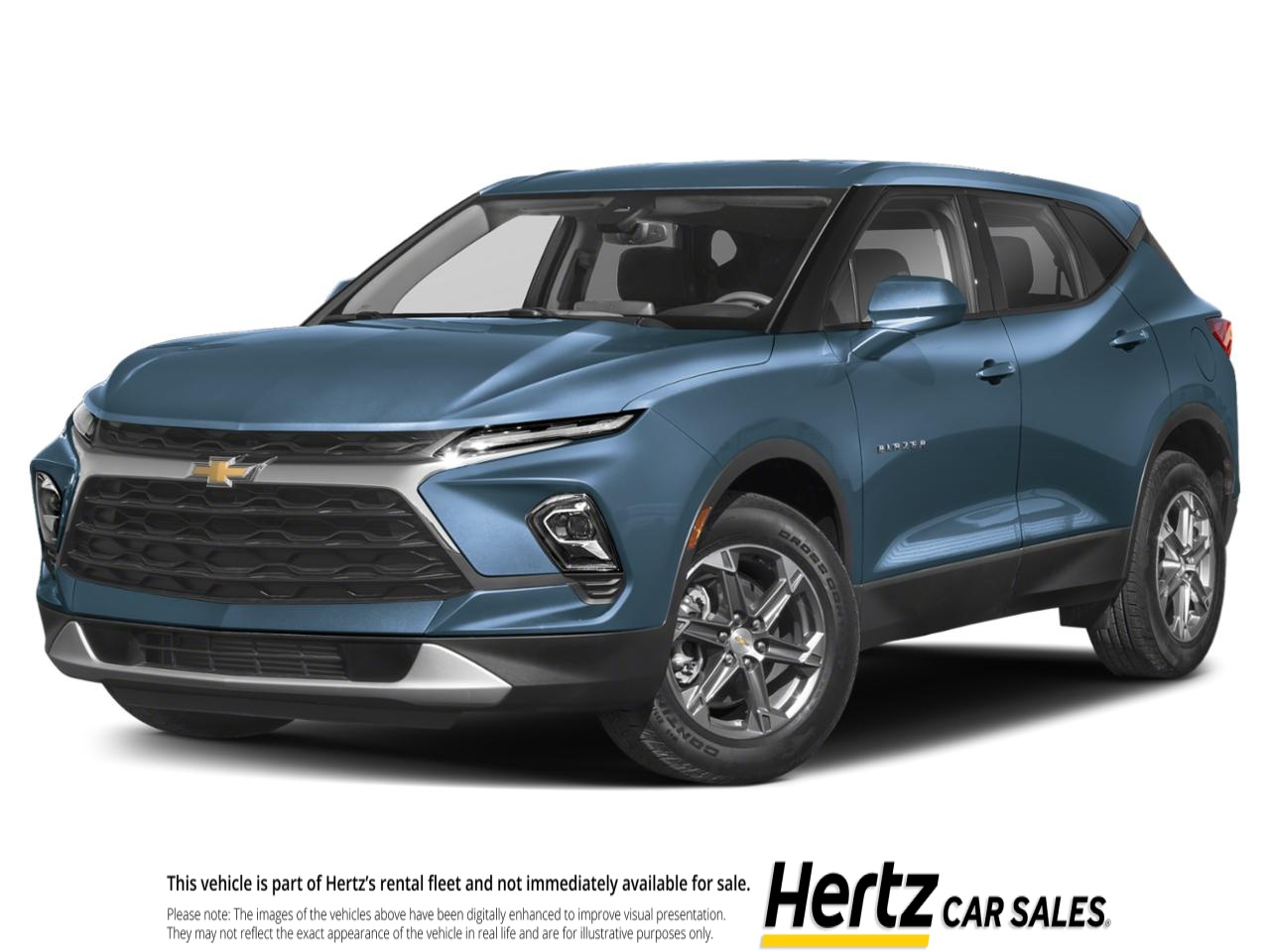 Blue 2025 Chevrolet Blazer LT AWD SUV / Crossover 9-Speed Automatic