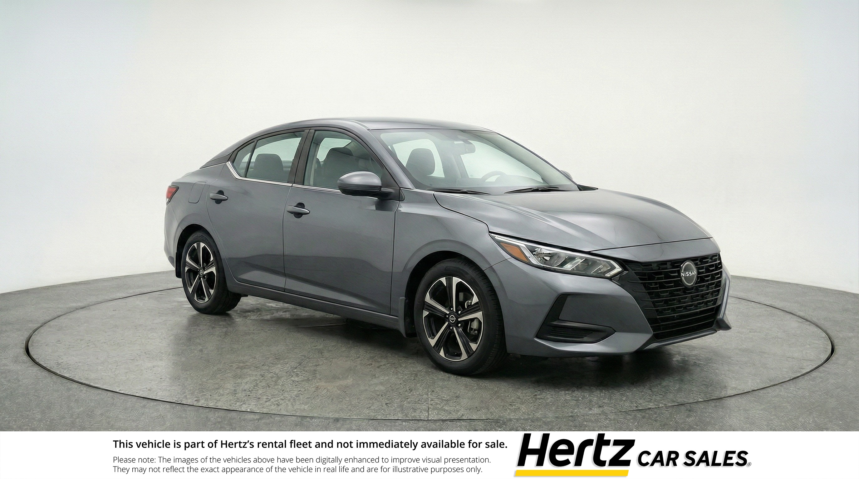 Gray 2025 Nissan Sentra SV FWD Sedan Front-Wheel Drive Automatic