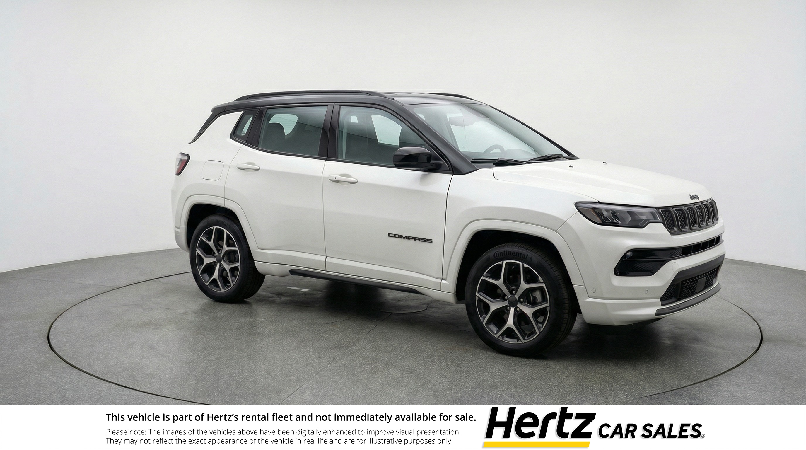 White 2025 Jeep Compass Limited 4WD SUV / Crossover Four-Wheel Drive 8-Speed Automatic