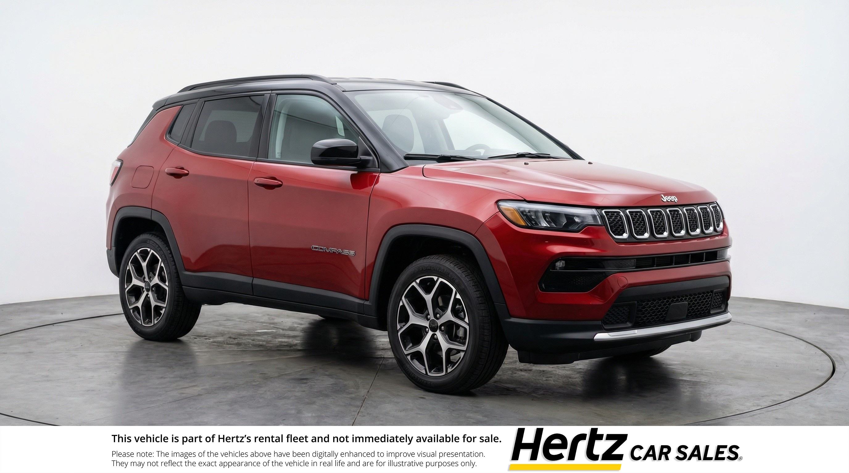 Red 2025 Jeep Compass Limited 4WD SUV / Crossover Four-Wheel Drive 8-Speed Automatic