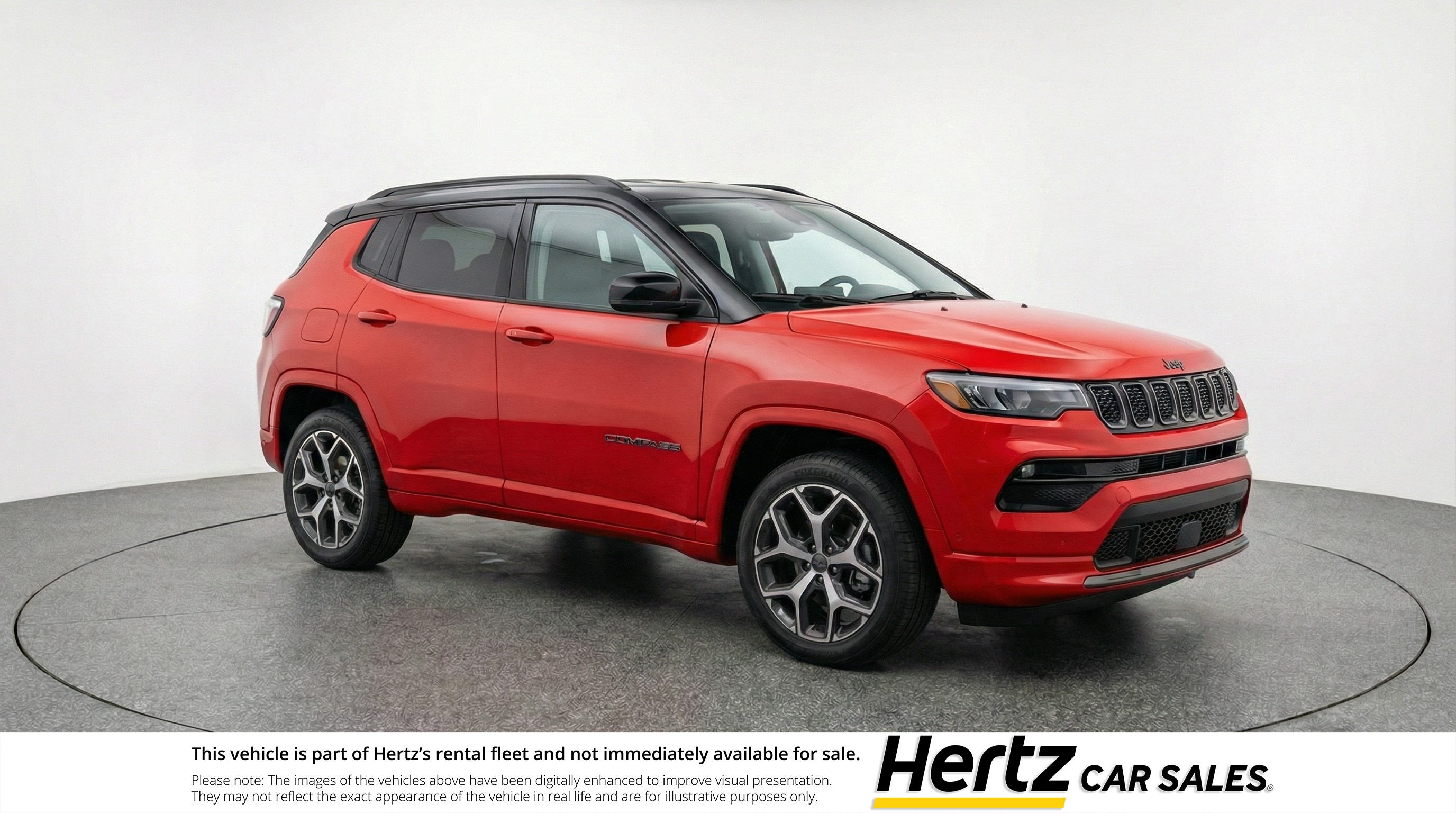 Red 2025 Jeep Compass Limited 4WD SUV / Crossover Four-Wheel Drive 8-Speed Automatic