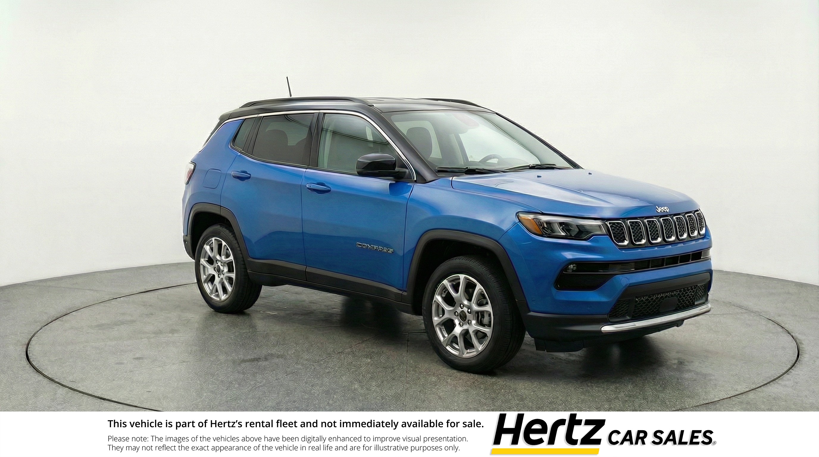 Blue 2025 Jeep Compass Limited 4WD SUV / Crossover Four-Wheel Drive 8-Speed Automatic